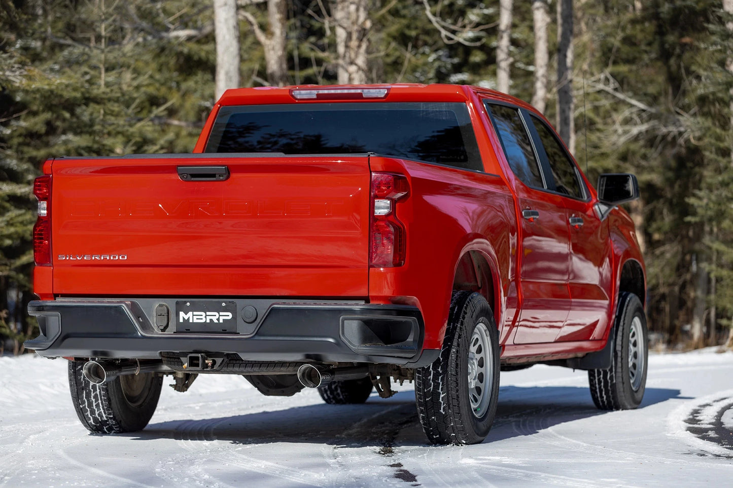 MBRP 2019+ Chevrolet Silverado 1500 / 2019+ GMC Sierra 1500 Alum. 3in Armor Black Cat-Back Exhaust