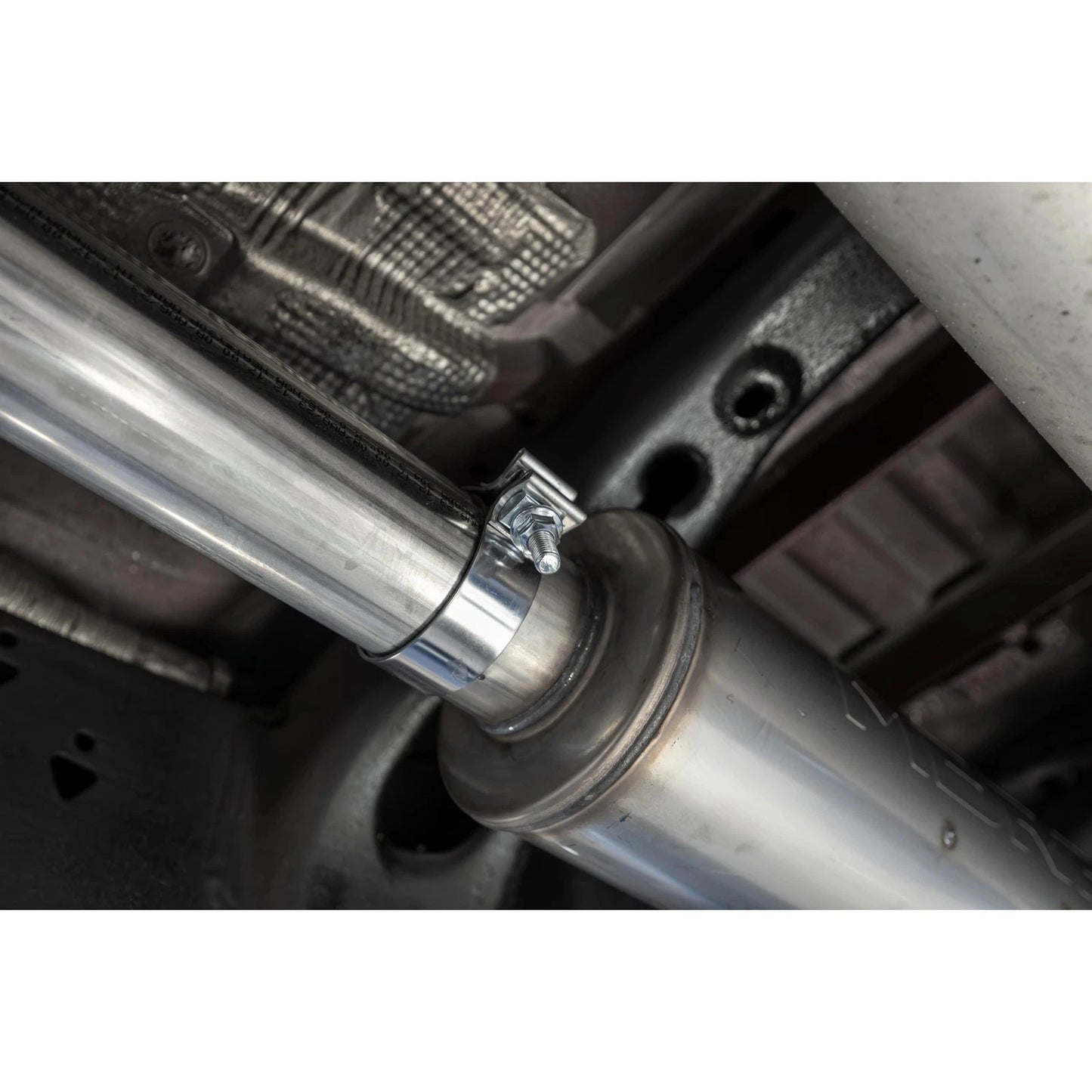 MBRP 19-24 GM 1500 Silverado/Sierra 2.7L Blk-Coated Alum. Steel 3in Cat-Back Single Side 4in Blk Tip