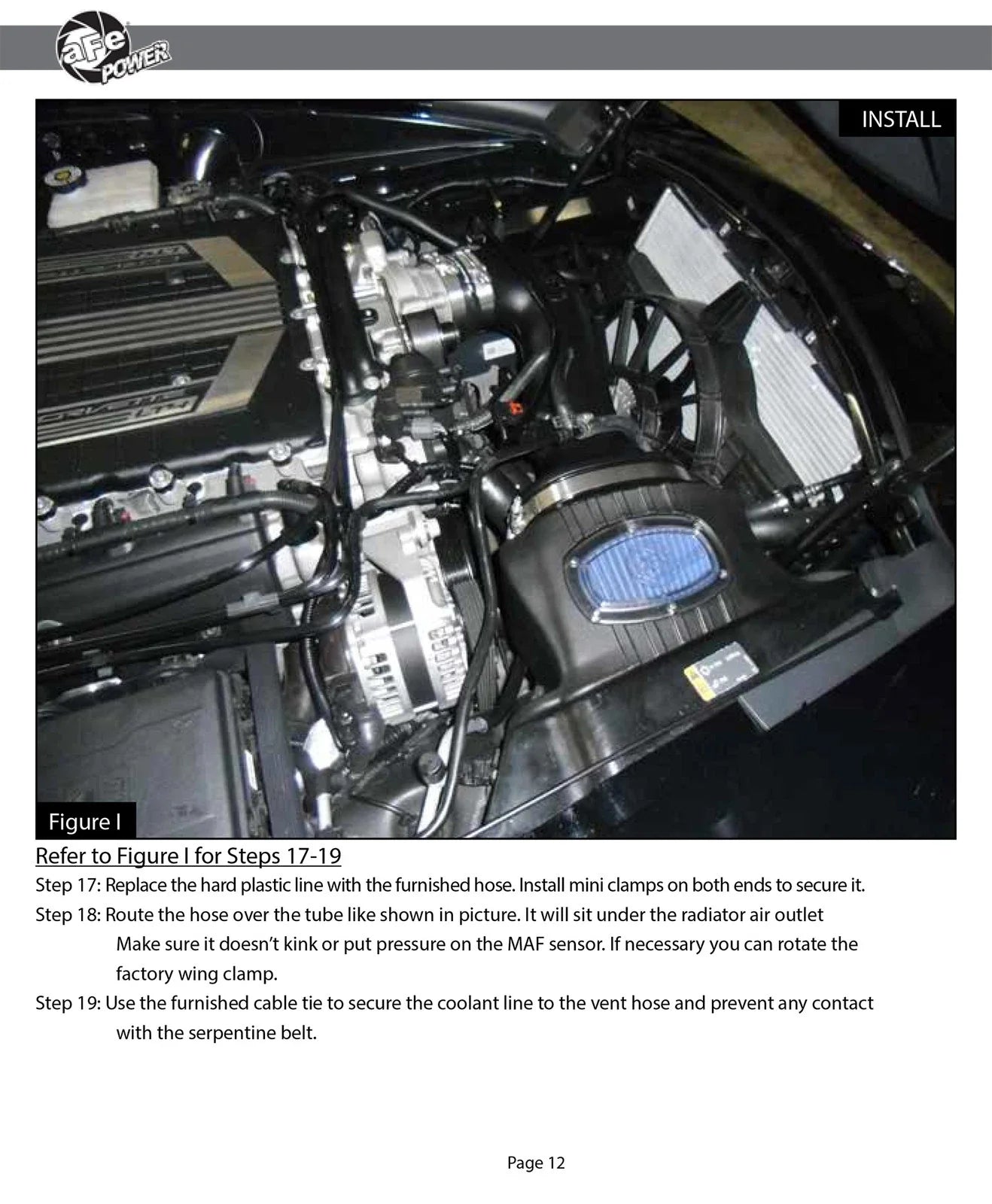 aFe Momentum Pro DRY S Cold Air Intake System 15-17 Chevy Corvette Z06 (C7) V8-6.2L (sc)