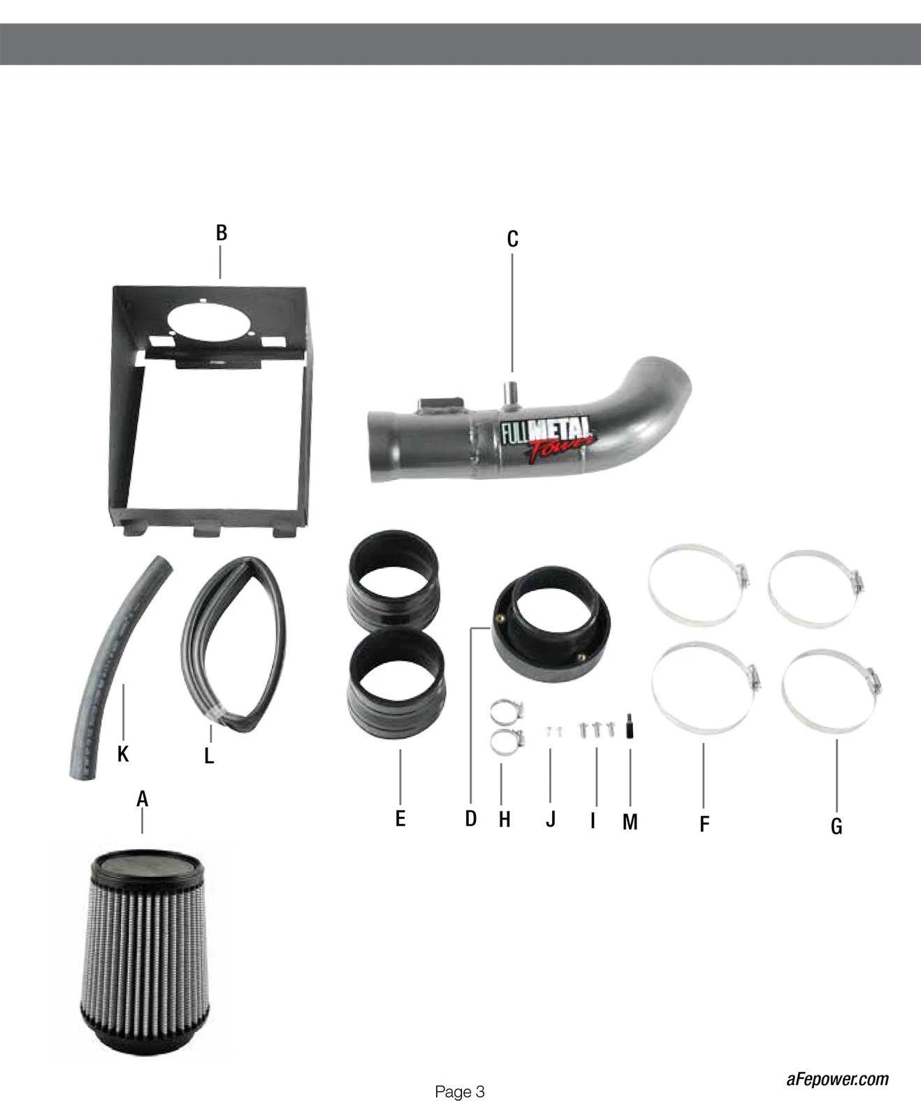 aFe FULL METAL Power Intakes Stage-2 PDS AIS PDS; Ford Ranger 04-11 V6-4.0L