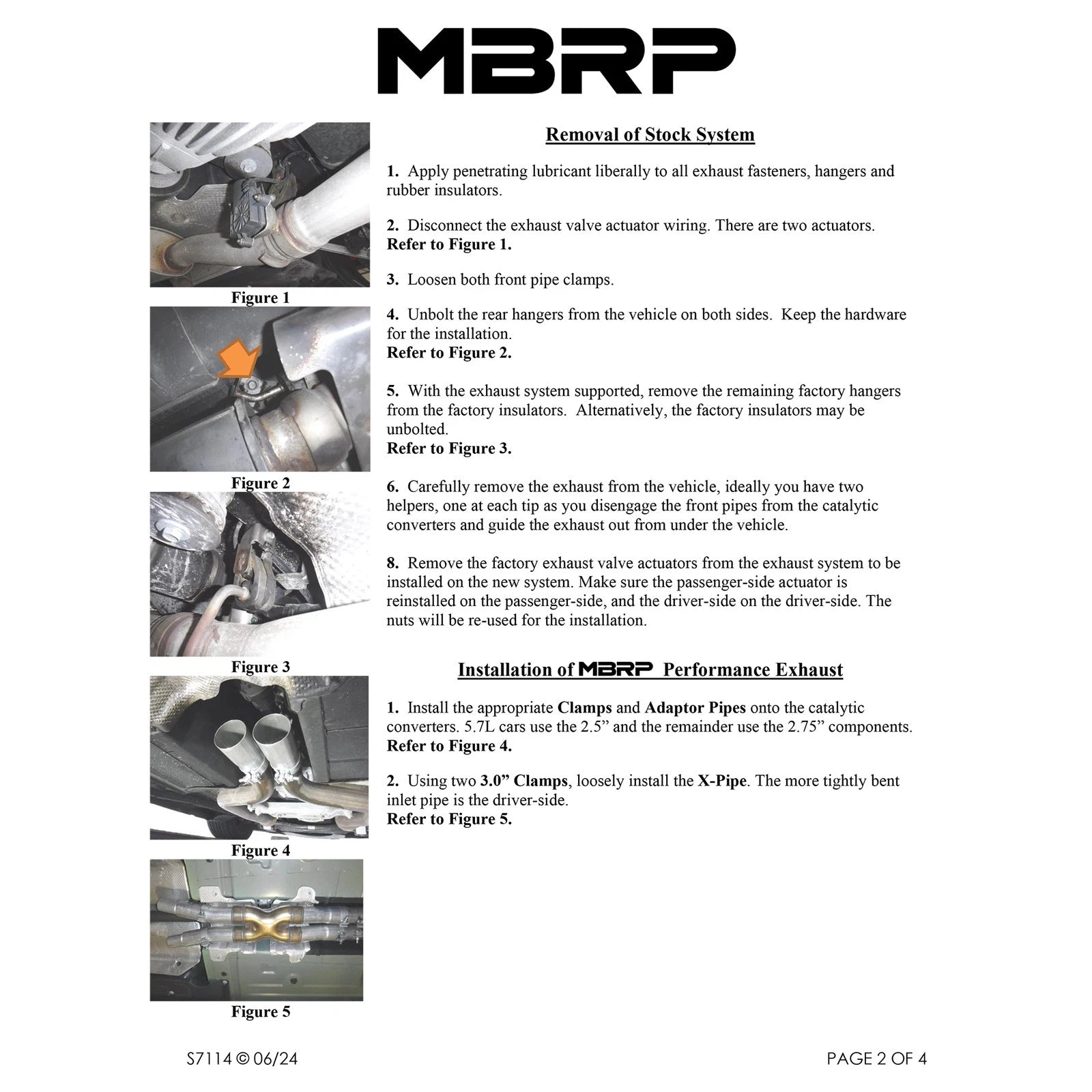 MBRP 15-Up Challenger 5.7 / 17-Up 6.2L/6.4L 3in Race Series Cat-Back w/ Quad Tips T304 Exhaust