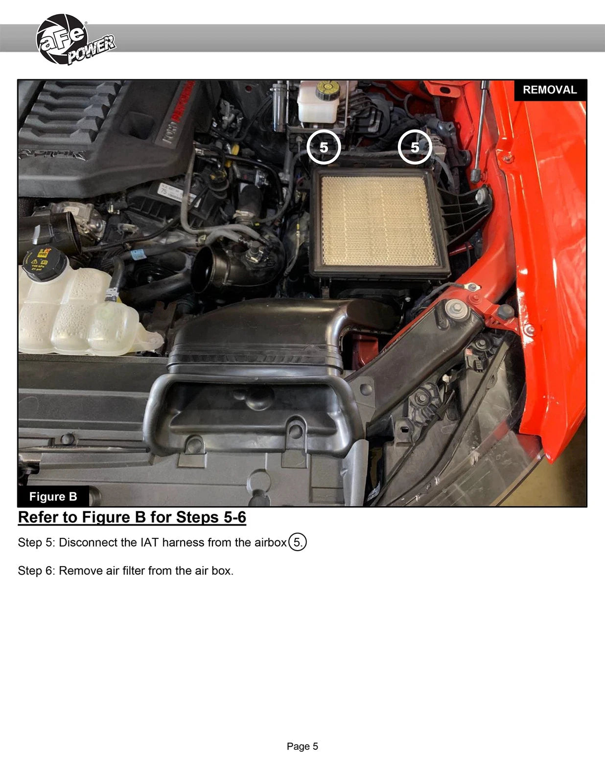 aFe Rapid Induction Pro 5R Cold Air Intake System 21-22 Ford F-150 Raptor V6-3.5L (tt)