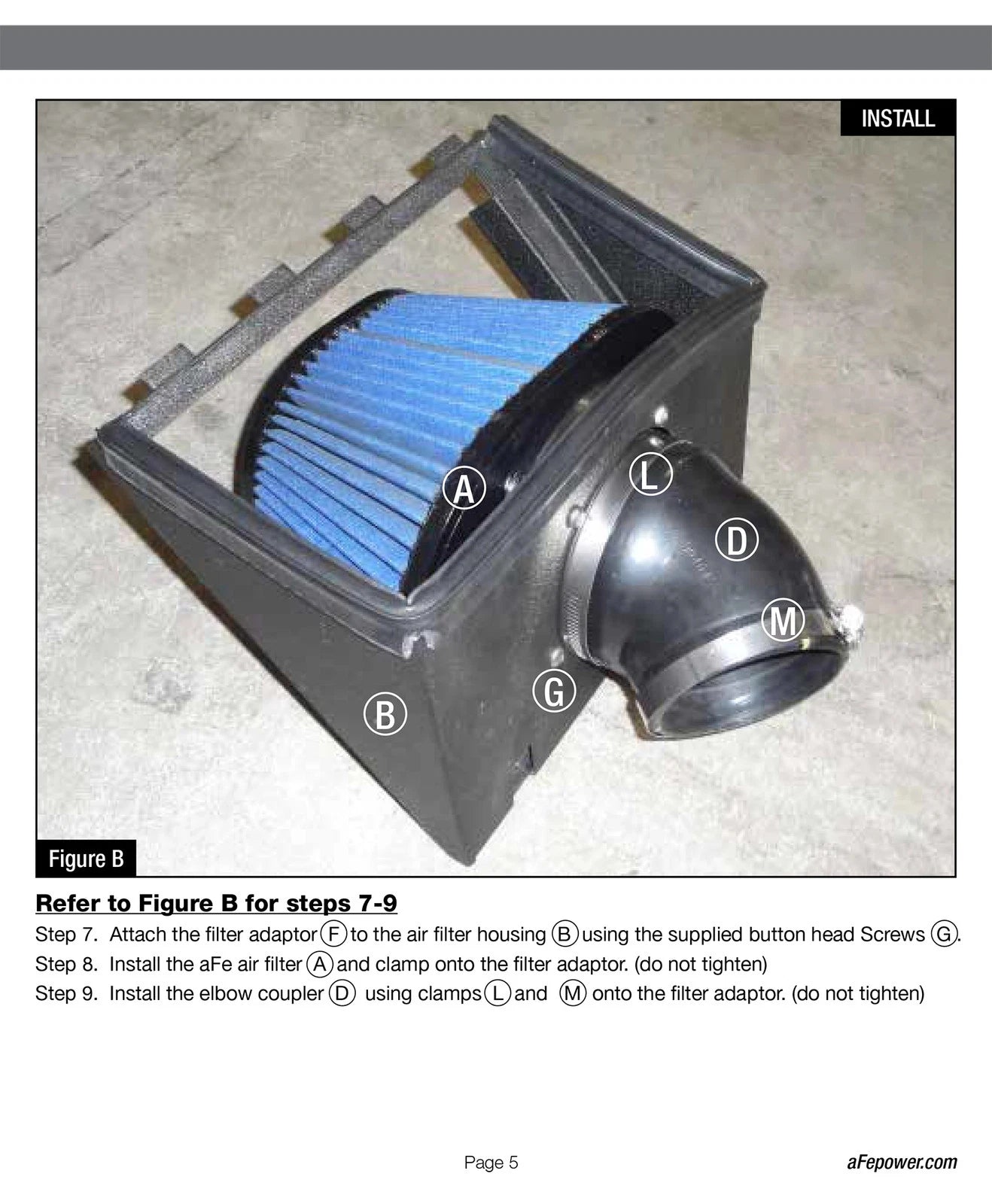 aFe MagnumFORCE Intakes Stage-2 P5R AIS P5R Ford F-150 11-12 V8-5.0L (blk)