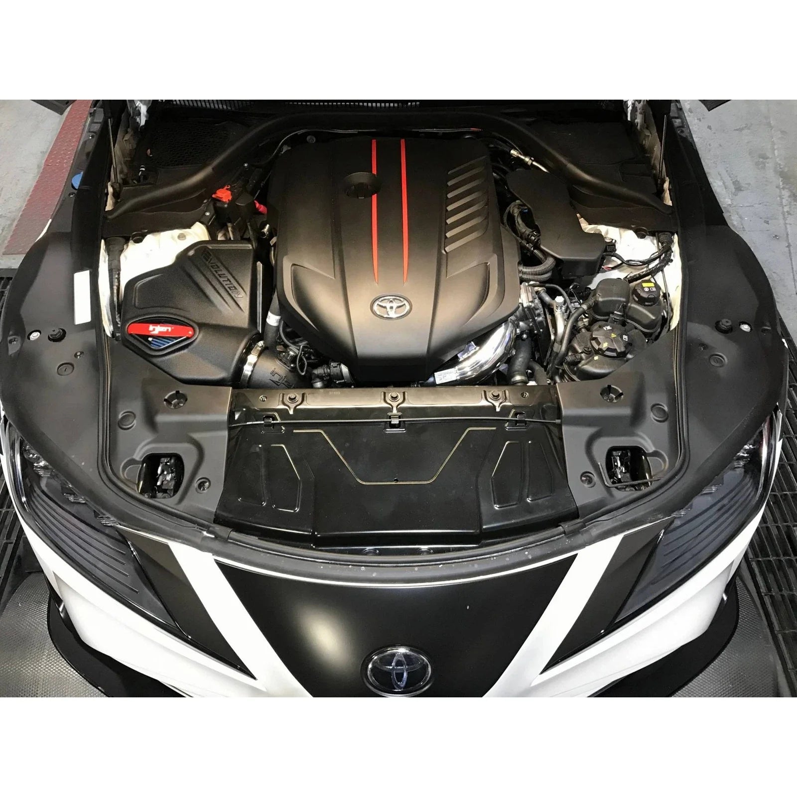 Injen 19-20 BMW Z4 / 2020 Toyota Supra 3.0L Turbo Intake and Charge Pipe Power Package - Wrinkle Blk