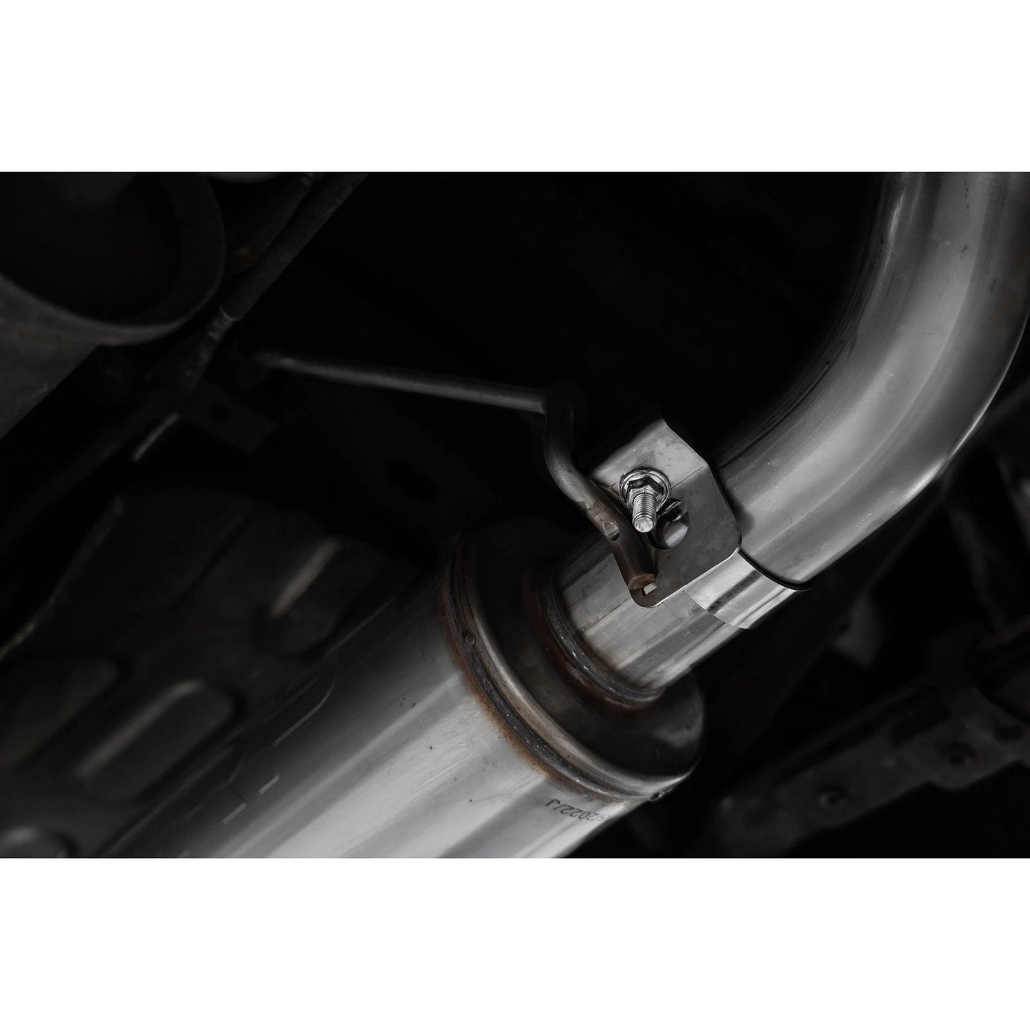 MBRP 22-23 Nissan Frontier 3.8L 3in Tip 3in Cat Back Turndown Exit Street Profile - Aluminized Steel