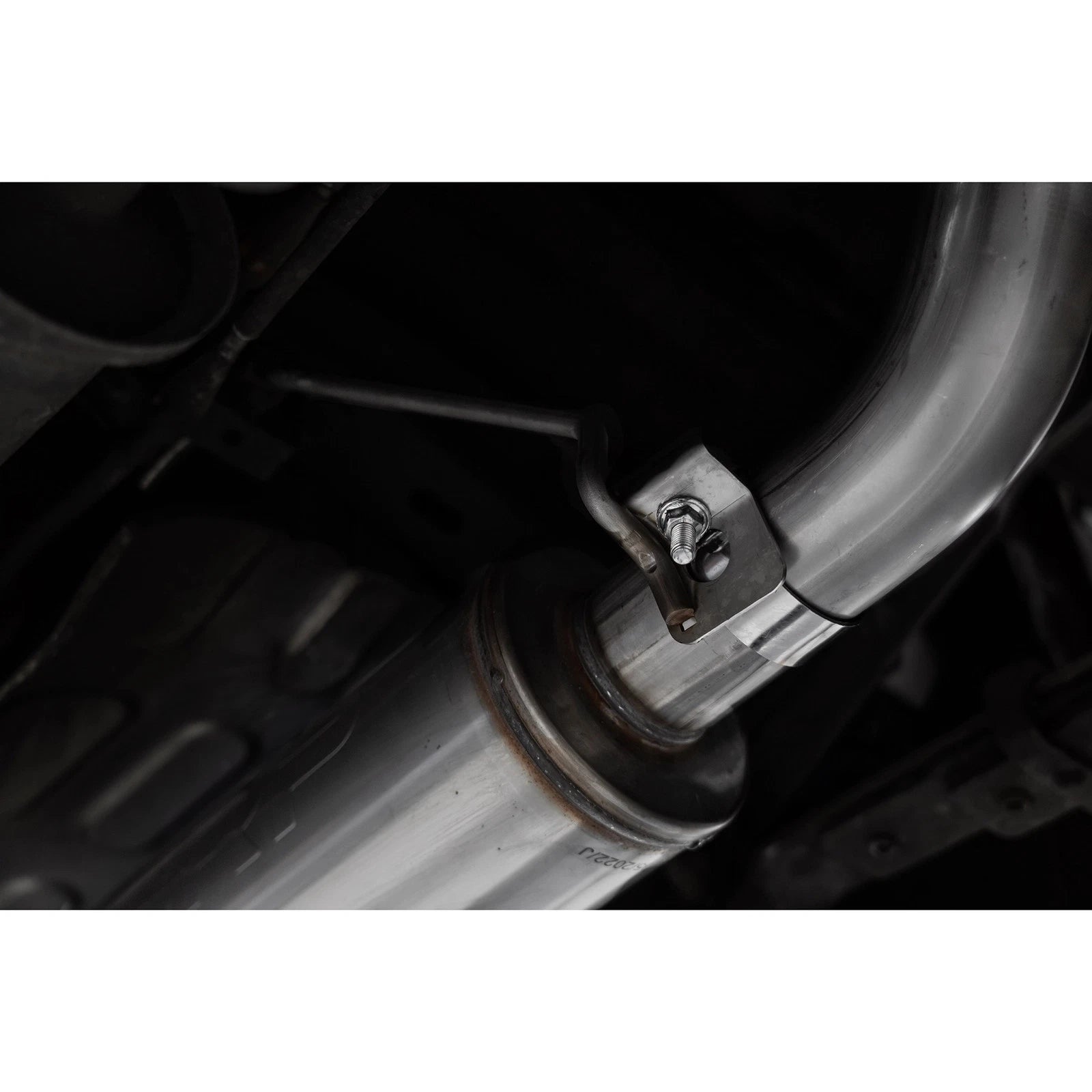 MBRP 22-23 Nissan Frontier 3.8L 3in Tip 3in Cat Back Turndown Exit Street Profile - Aluminized Steel