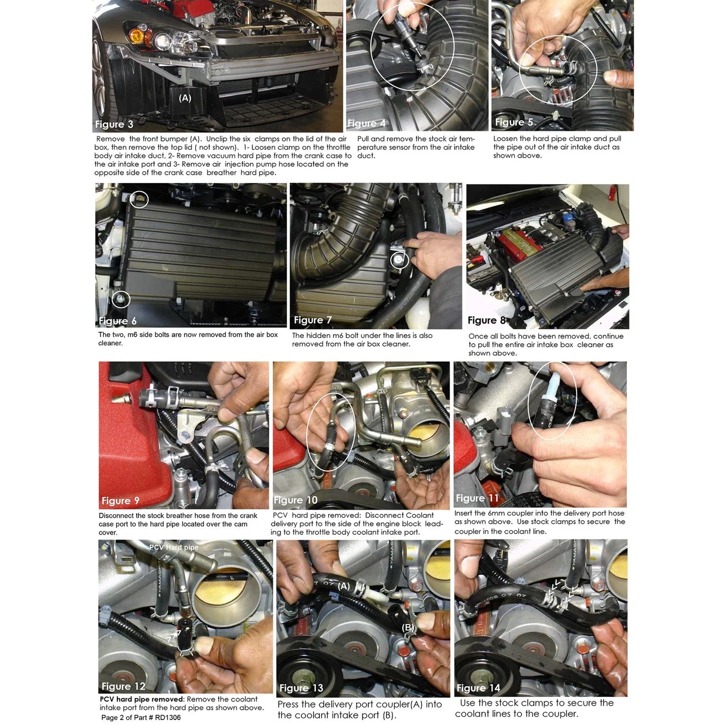 Injen 06-09 S2000 2.2L 4Cyl. Black Cold Air Intake