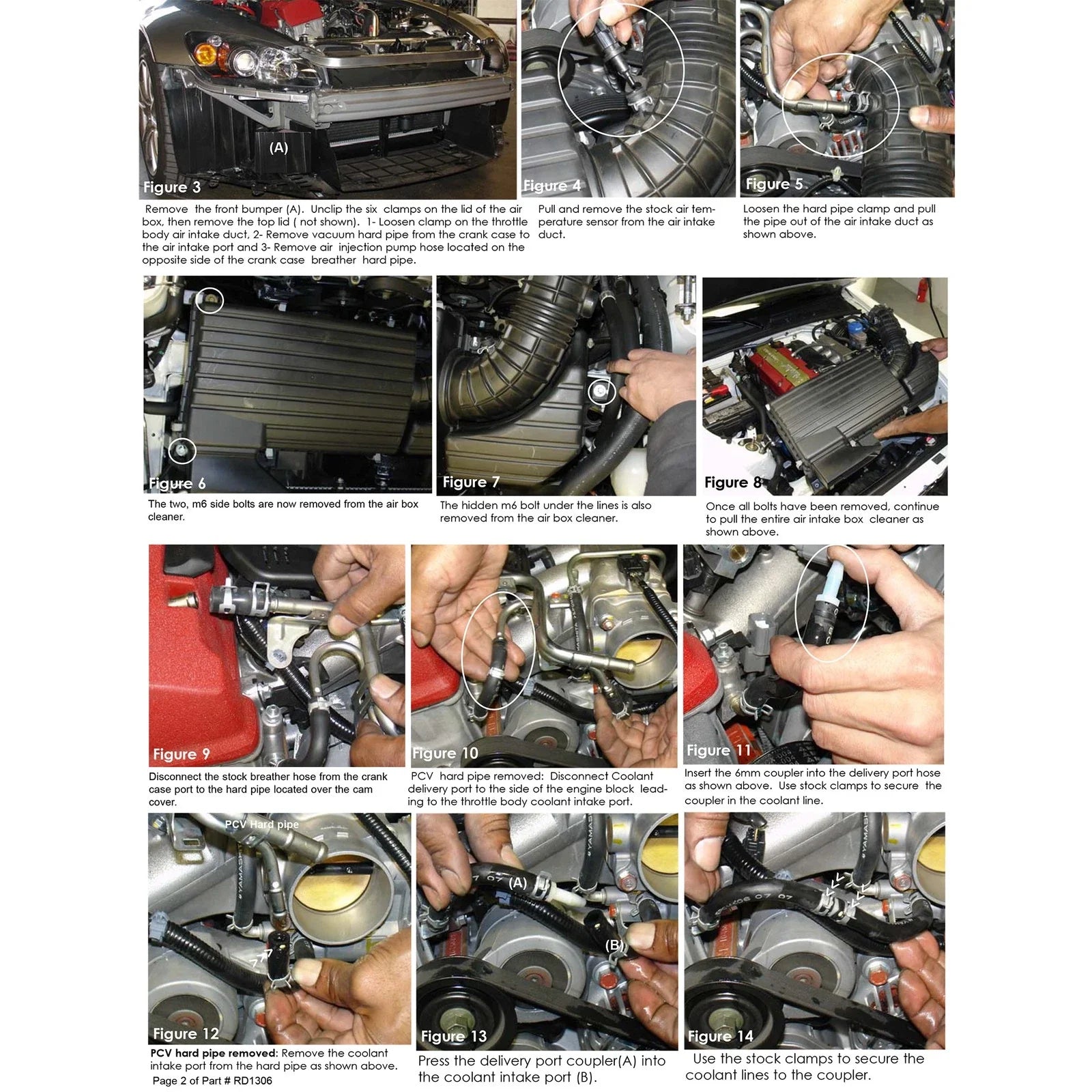 Injen 06-09 S2000 2.2L 4Cyl. Black Cold Air Intake