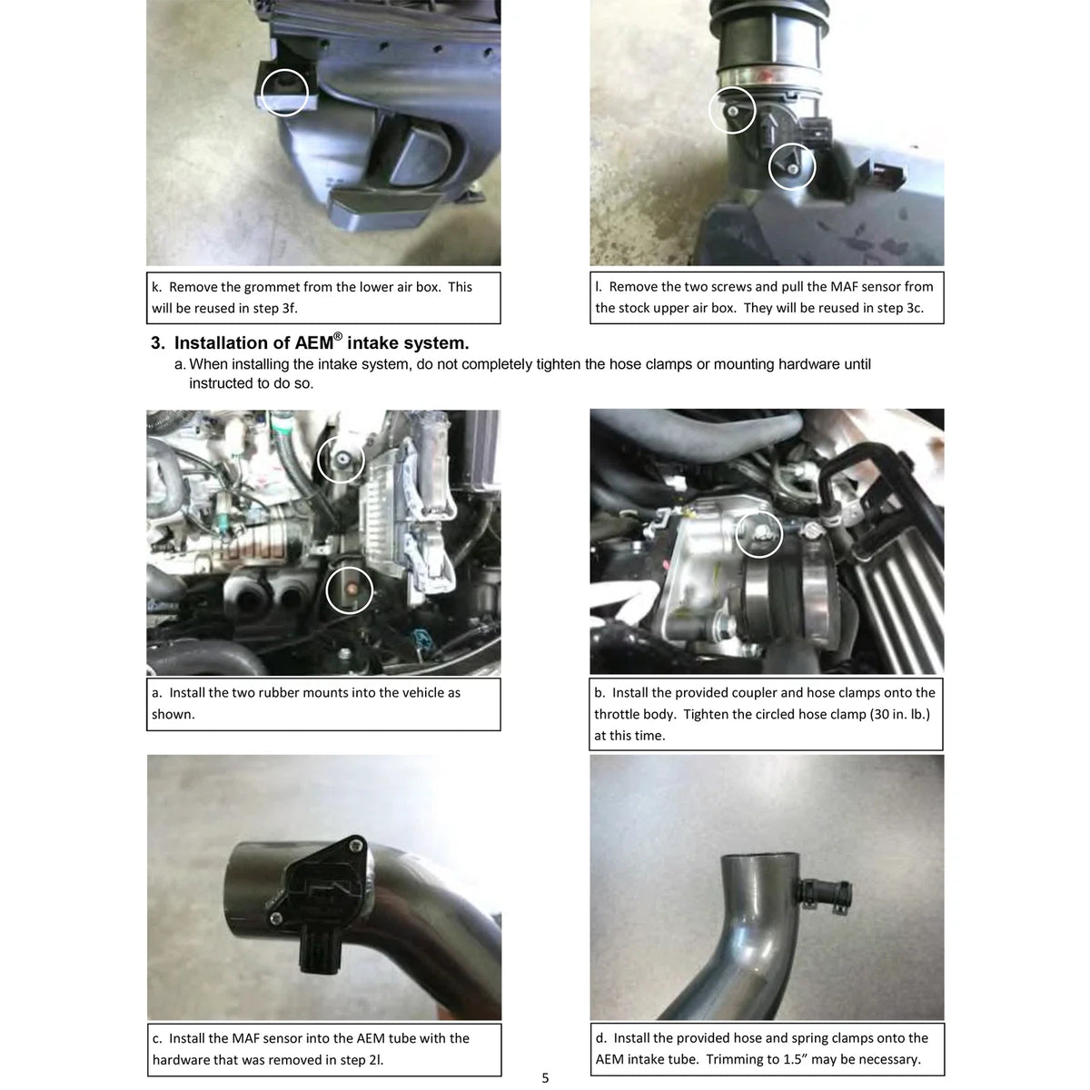AEM 2016 Honda Civic 2.0L L4 Gunmetal Cold Air Intake (Will Not Fit Type R Models)