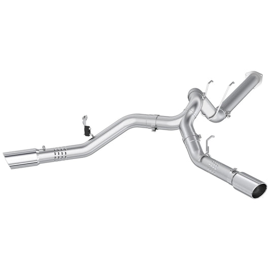MBRP 17-19 Ford F-250/350/450 6.7L 4in Filter Back Cool Duals T409 Exhaust System