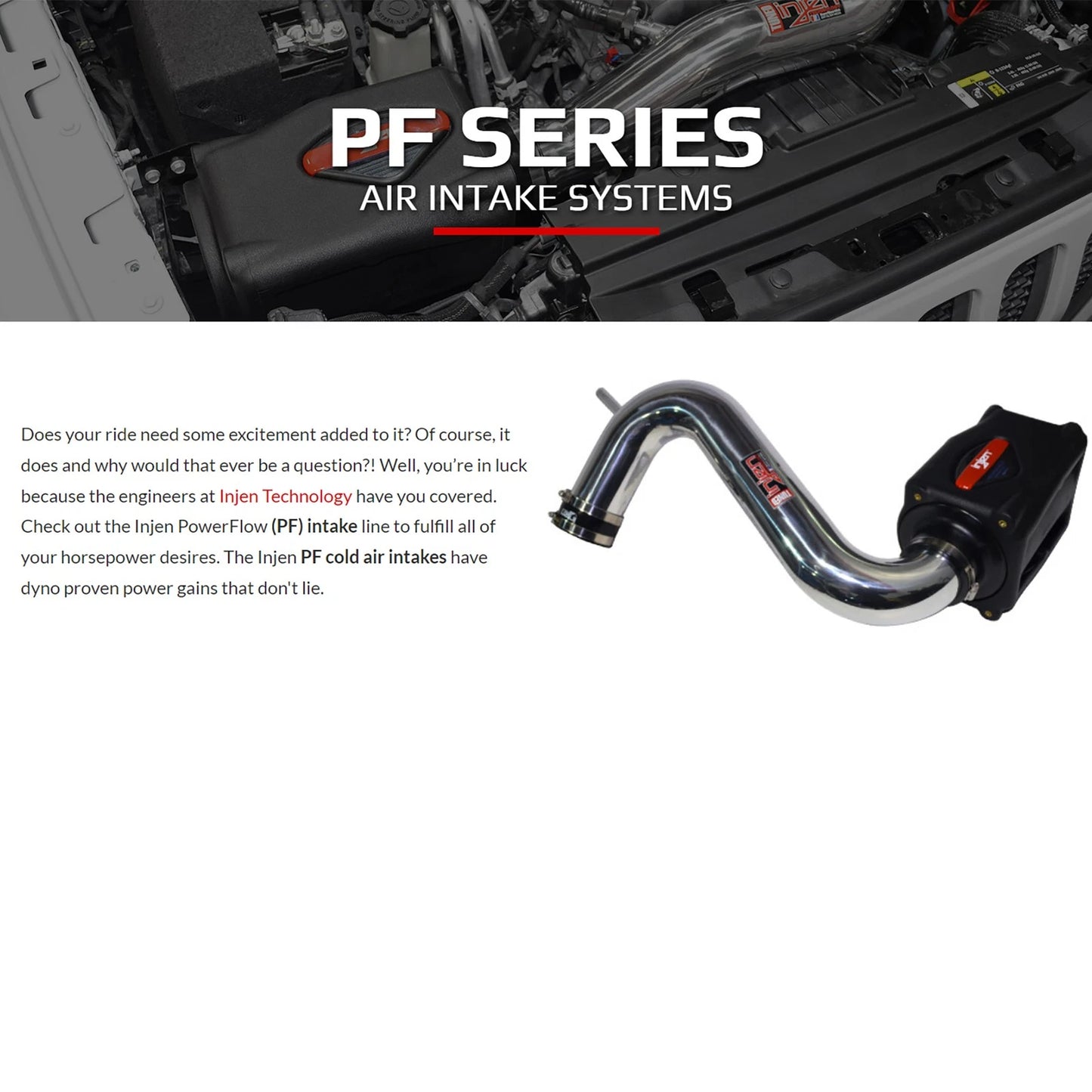 Injen 07-20  Toyota Tundra 5.7L V8 Polished Cold Air Intake