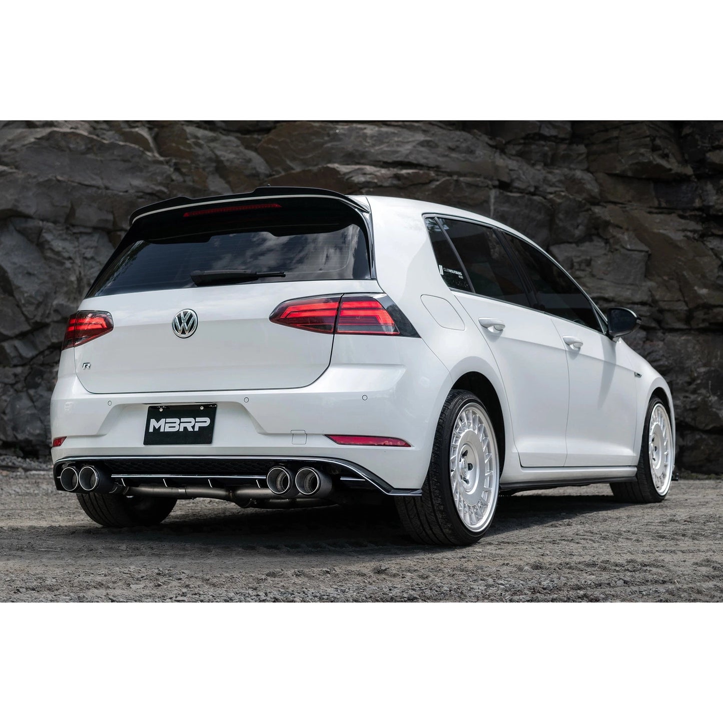 MBRP 15-19 VW Golf R MK7/MK7.5 3in T304 Cat Back Exhaust w/ Carbon Fiber Tips