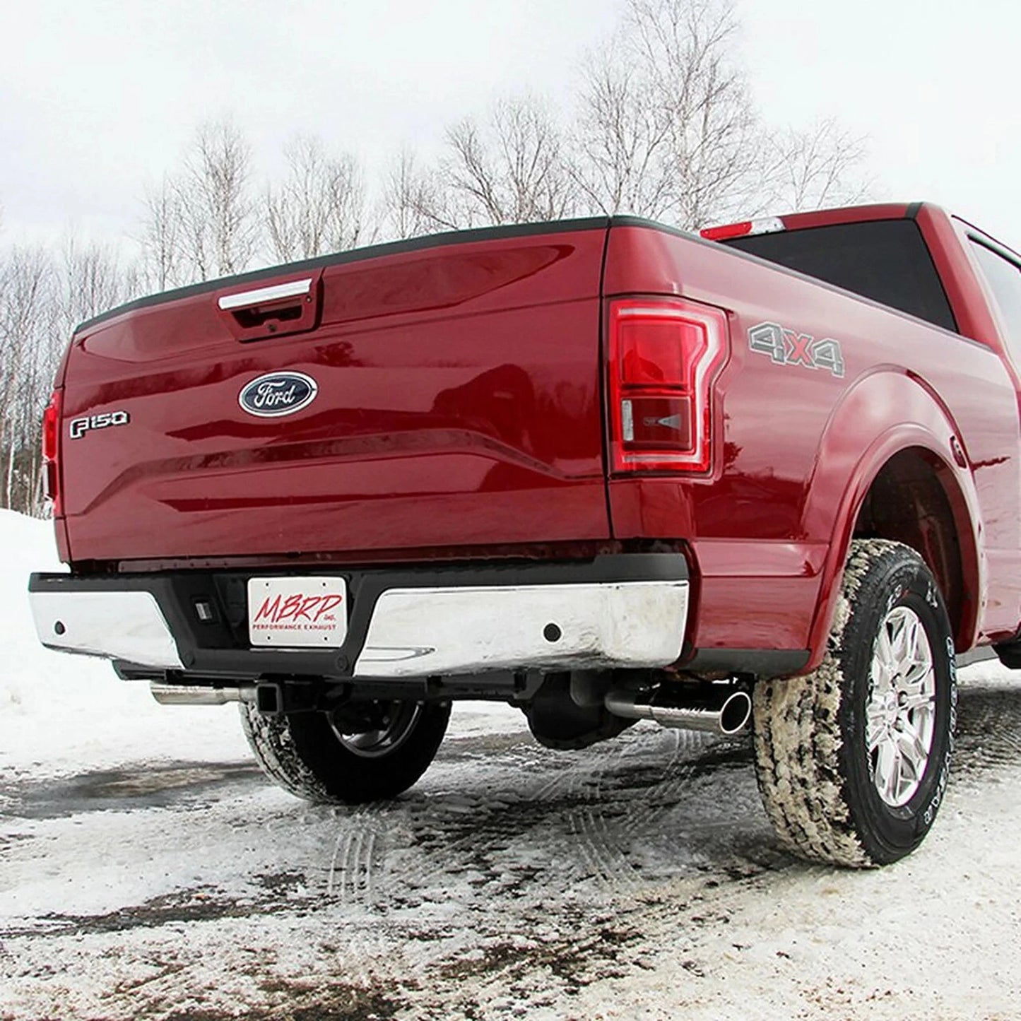 MBRP 2015 Ford F-150 5.0L 3in Cat Back Dual Split Side Exit AL Exhaust System