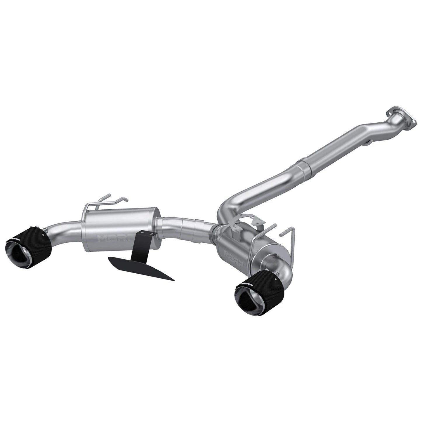 MBRP 2023 Toyota Corolla GR 1.6L T304 SS 3in Cat-Back Dual Split Rear w/ Carbon Fiber Tips