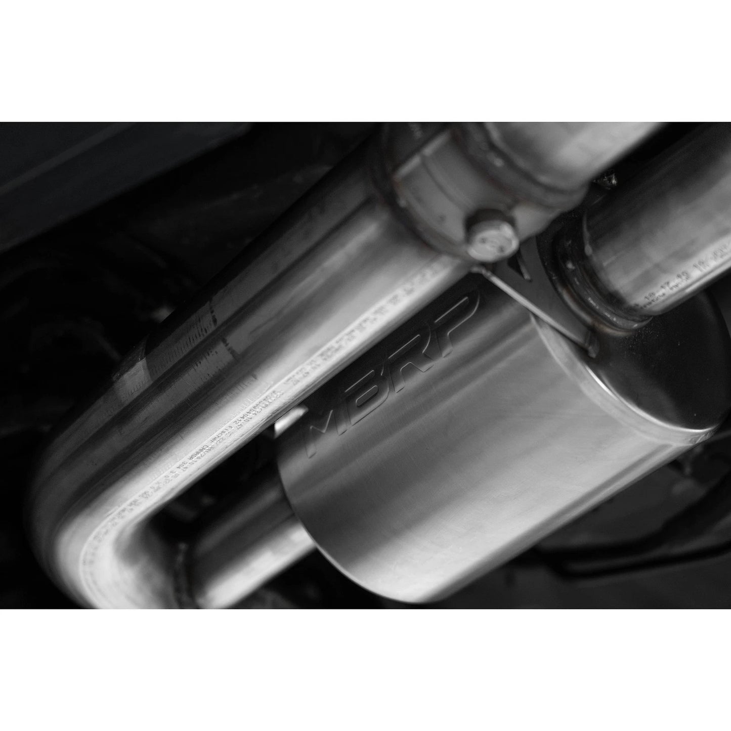 MBRP 2024+ For Mustang GT (S650) 3in Cat-Back Quad Tip - 4in Carbon Fiber Tips