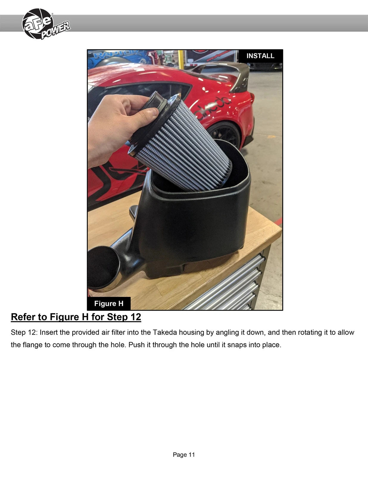 aFe Takeda Intakes Stage-2 AIS w/ Pro 5R Media Toyota C-HR 17-20 L4-2.0L