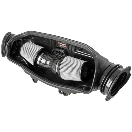 aFe 2020 Corvette C8 Track Series Carbon Fiber Cold Air Intake System With Pro DRY S Filters