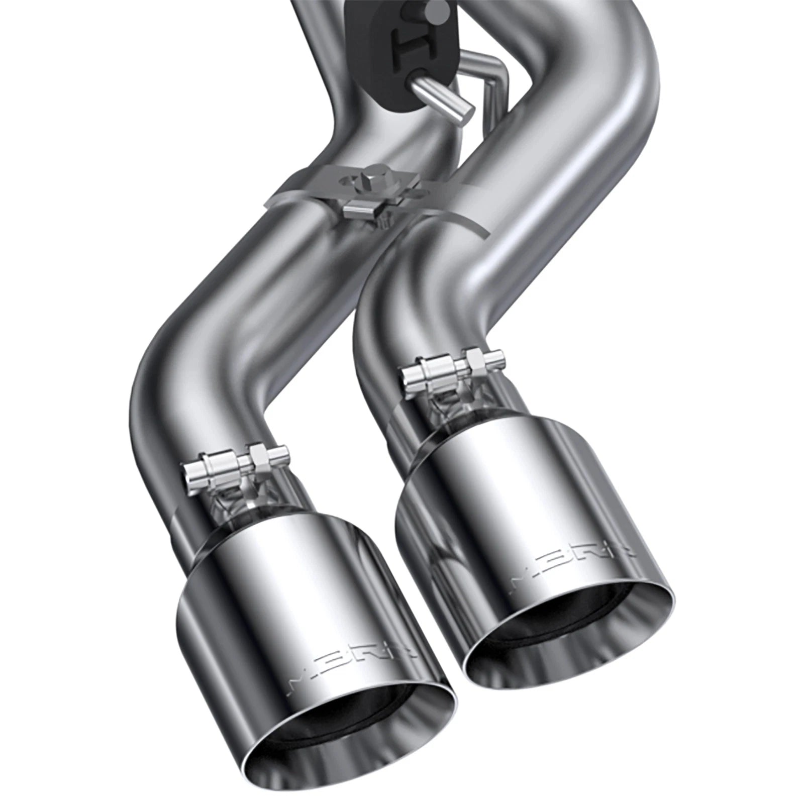 MBRP 2021+ Ford F150 Aluminized Dual Pre-Axle (Street Profile) 2.5in OD Tips 3in Cat Back Exhaust