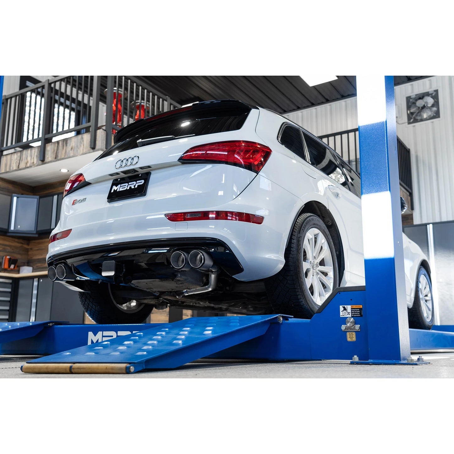 MBRP 14-17 Audi SQ5 3.0T Dual Rear Exit Axle Back w/ Quad Carbon Fiber Tips - T304