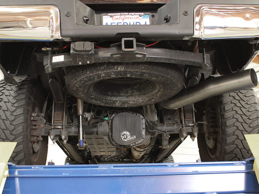 aFe MACHForce XP 5in DPF-Back Stainless Steel Exh Sys, No tip, Ford Diesel Trucks 11-14 V8-6.7L