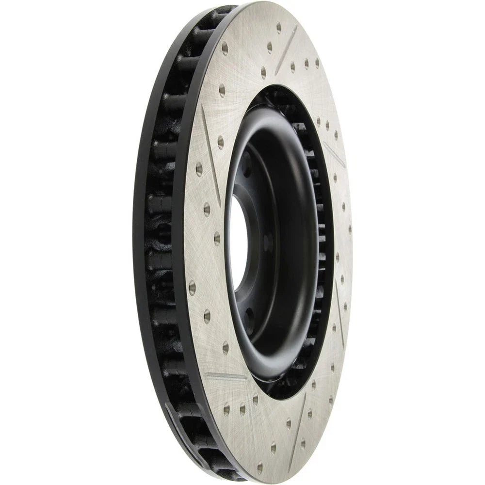 StopTech Power Slot 05-07 Cadillac XLR / 06-09 Chevy Corvette Front Right Drilled & Slotted Rotors