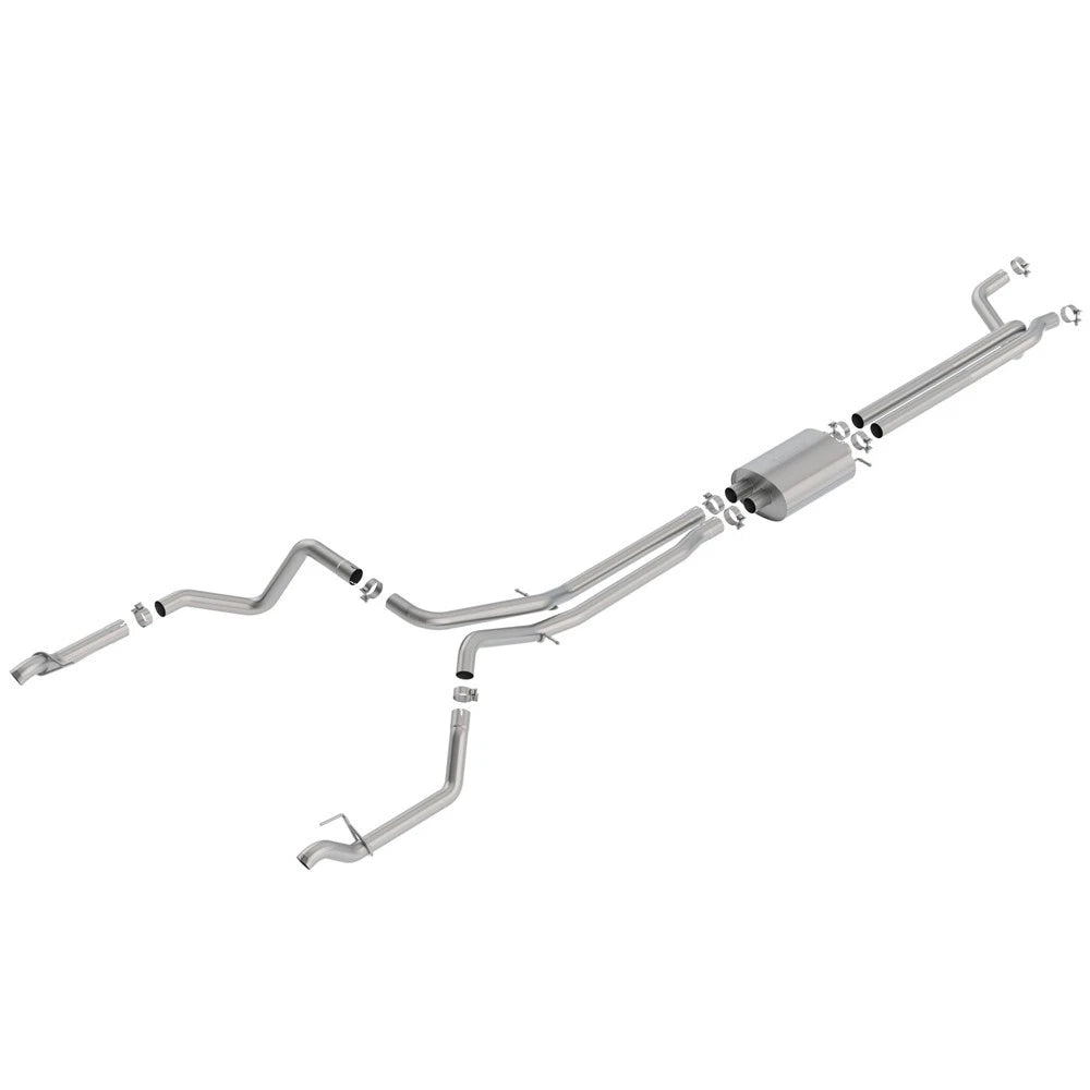 Borla 2019 Chevrolet Silverado / GMC Sierra 1500 S Type Catback Exhaust - 2.75in Pipe Diameter