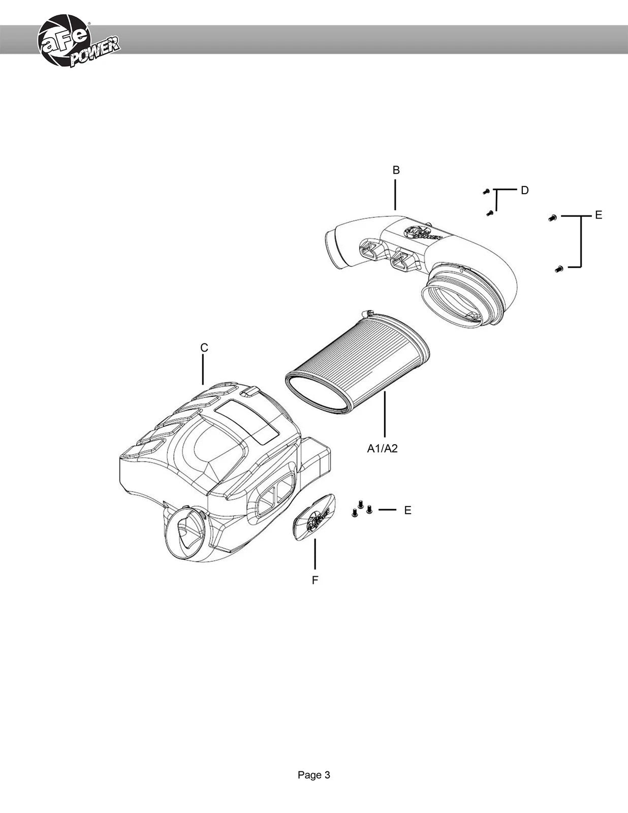 aFe Magnum Force Stage-2Si Cold Air Intake System w/ Pro Dry S Media BMW X5(F15)/X6(F16) 14-19 3.0L