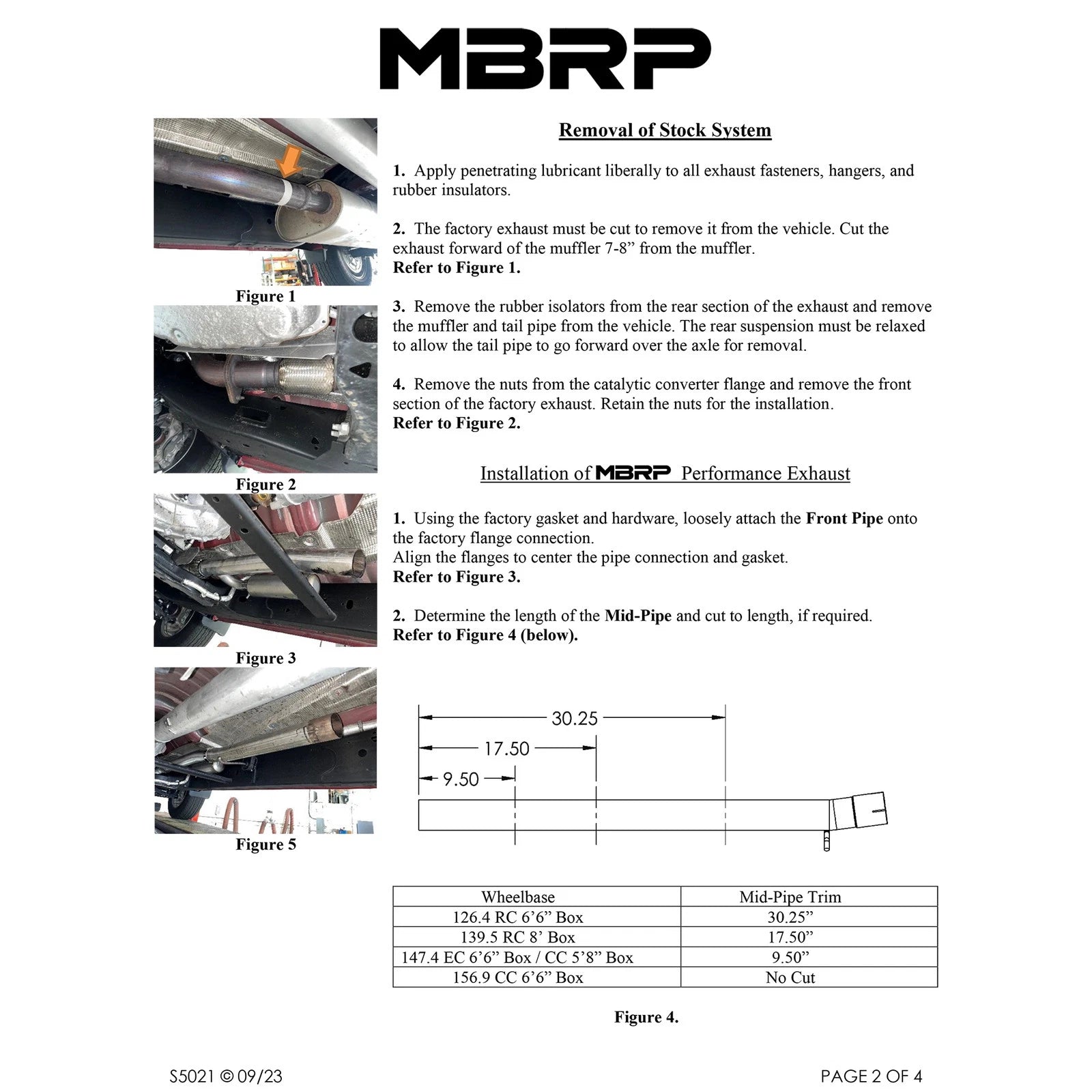 MBRP 2019+ Chevrolet Silverado 1500 / 2019+ GMC Sierra 1500 Alum. 3in Armor Lite Cat-Back Exhaust
