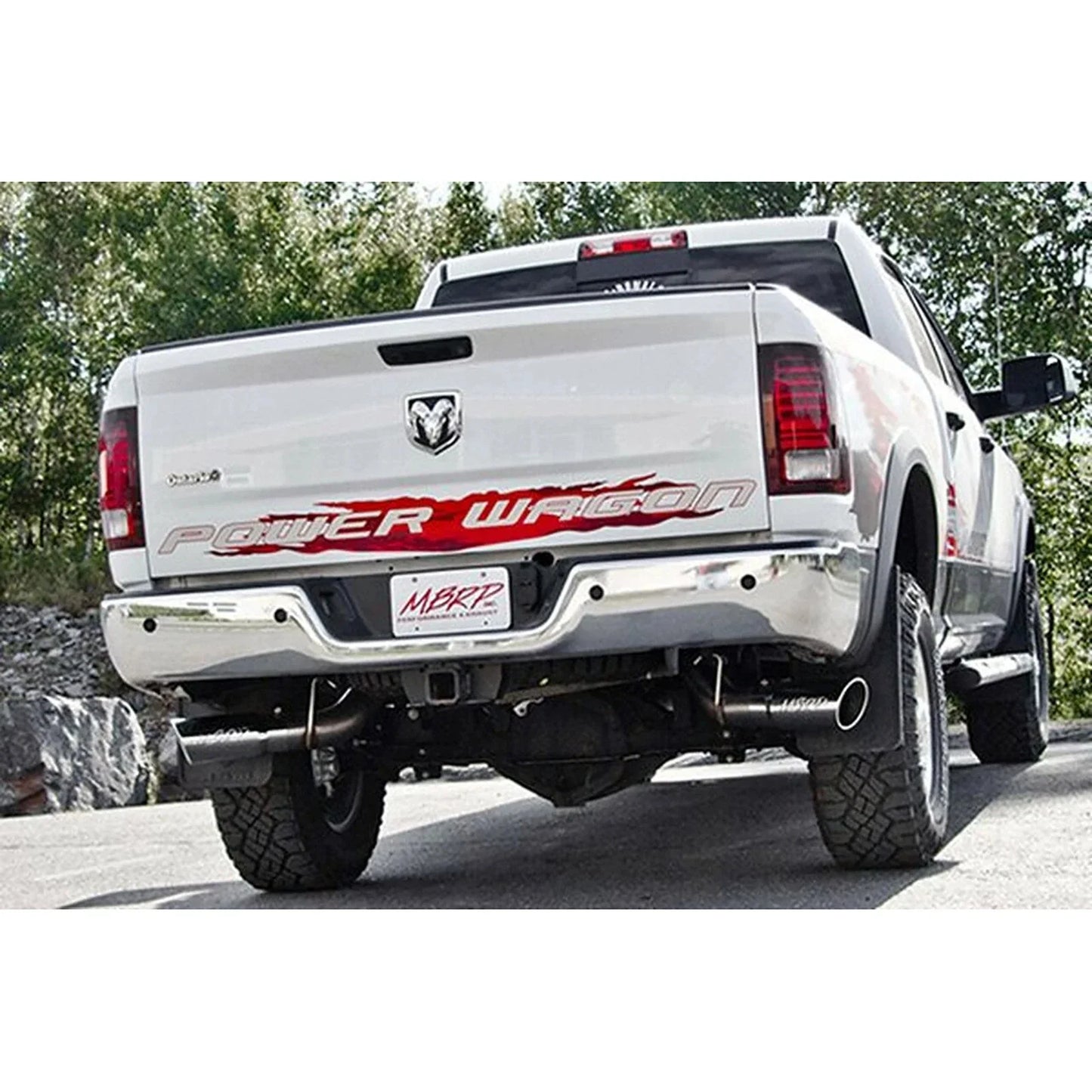 MBRP 14-16 Ram 2500 6.4L 4in 409 SS Dual Side Split Outlet Cat Back Exhaust