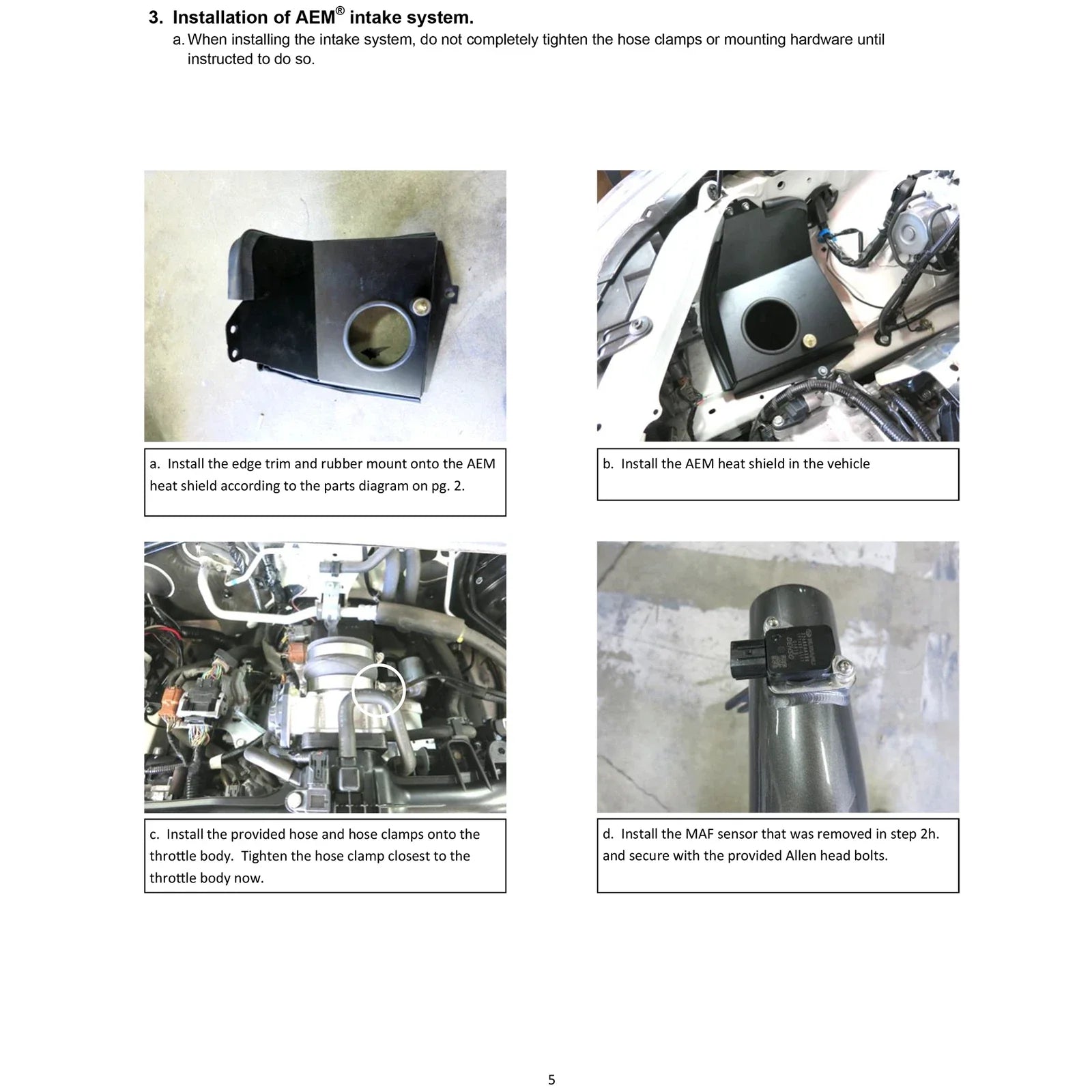 AEM 12-16 Subaru Impreza H4-2.0L Metal Gunmetal Gray Cold Air Intake