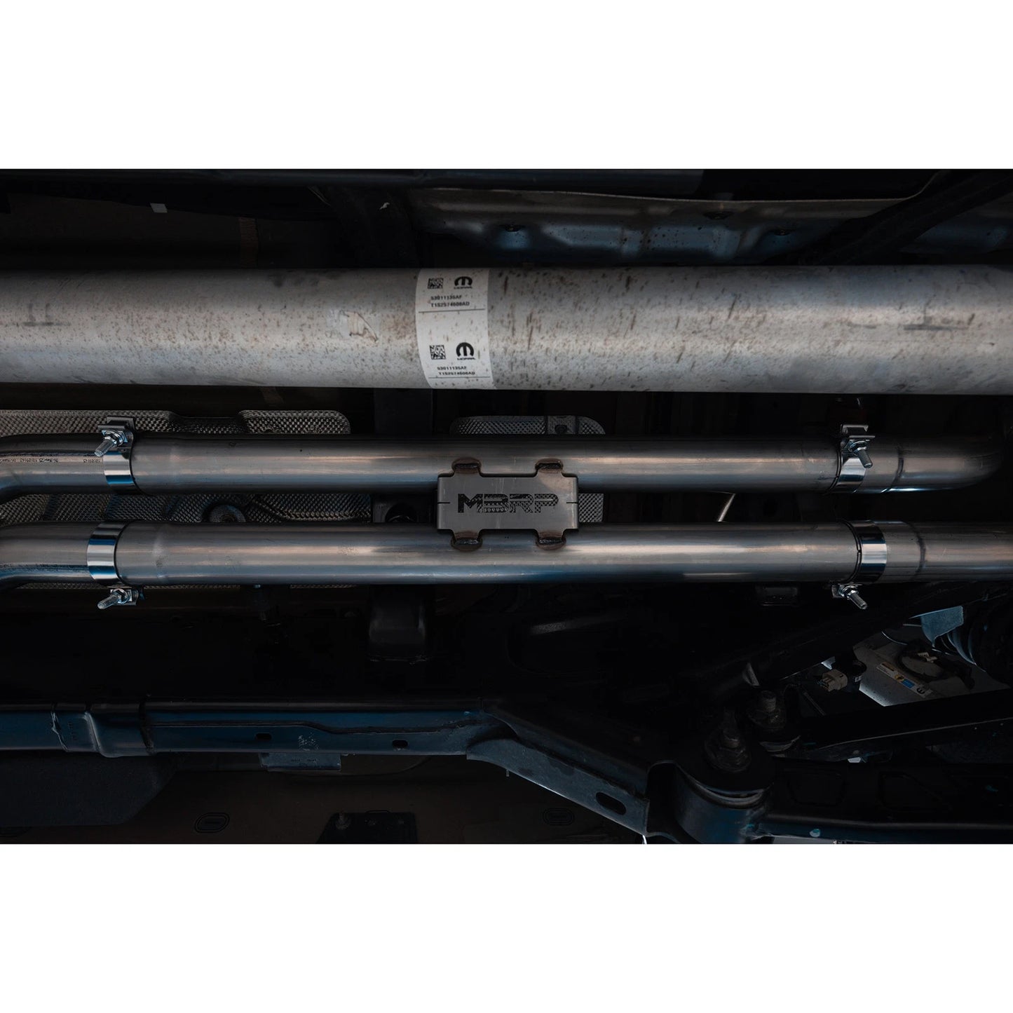 MBRP 2025 RAM RHO 3in Dual Split Rear Cat Back w/ Carbon Fiber Tips - T304