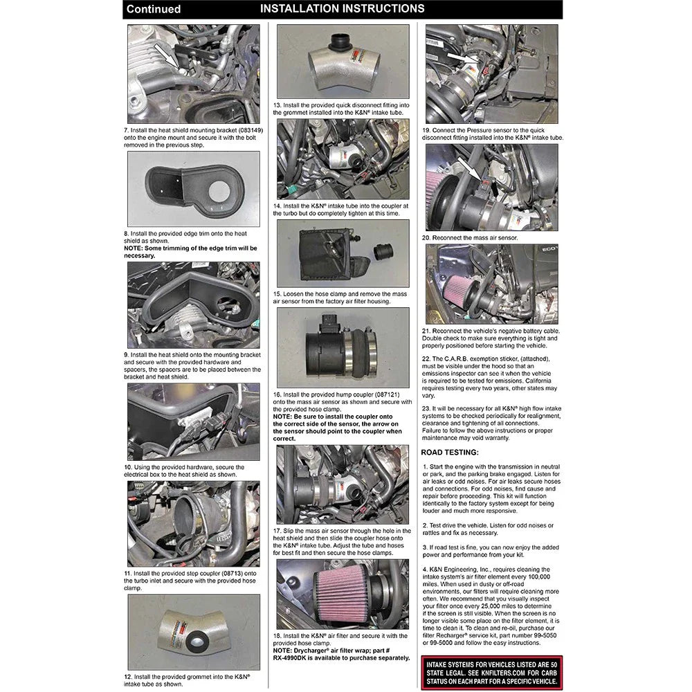 K&N 14-15 Chevrolet Cruze 2.0L L4 DSL Typhoon Performance Intake
