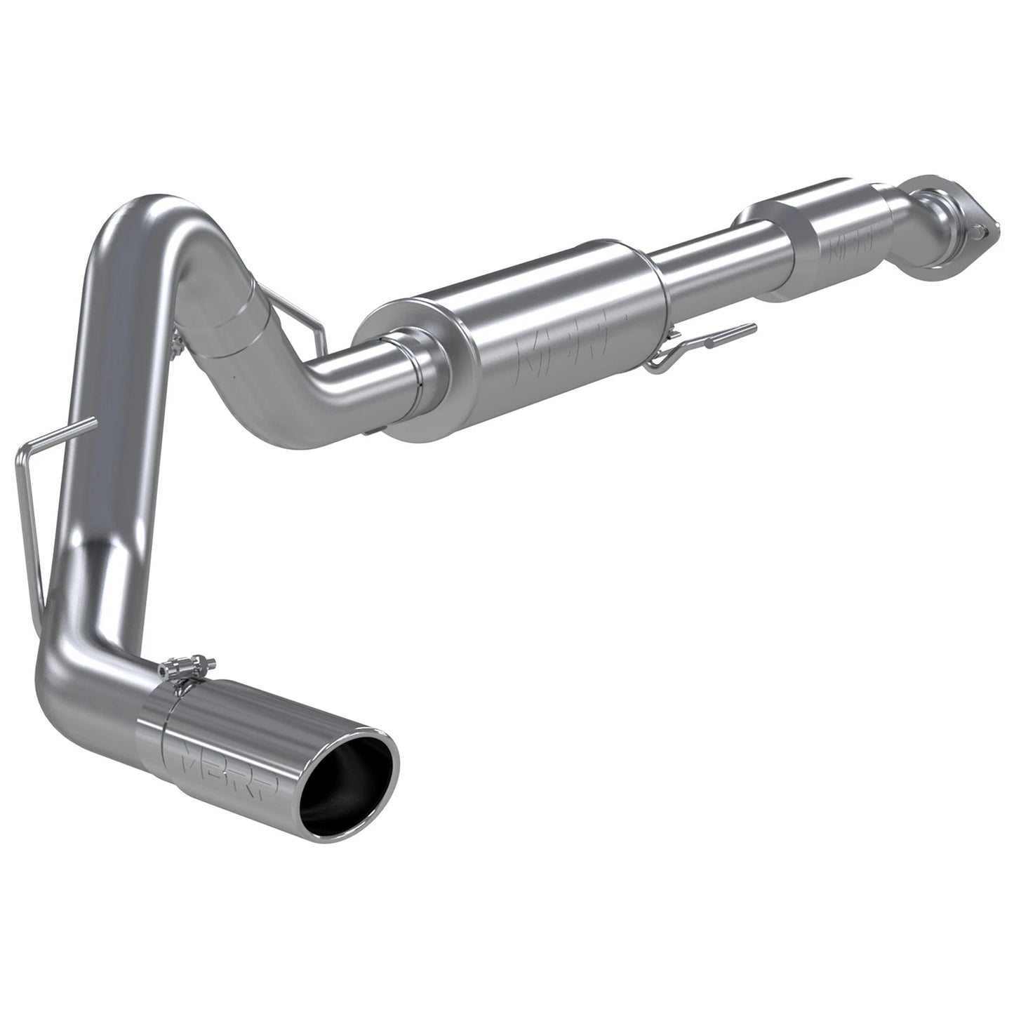 MBRP 11-13 Ford F150 SVT Raptor 6.2L EC-SB/CC-SB 3.5in Cat Back Single Exit Alum Exhaust System
