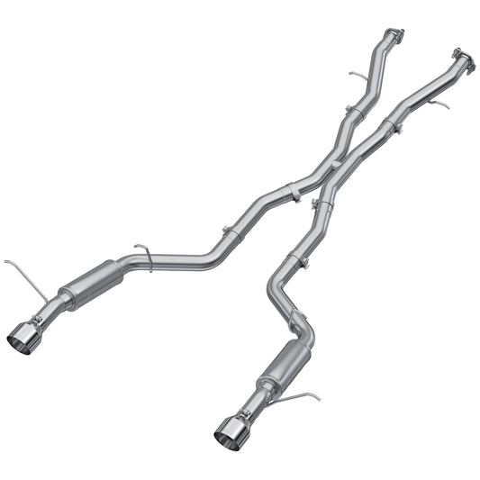 MBRP 18-23 Dodge Durango SRT 6.4L Armor Lite AL Steel 3in Cat Back Exhaust Dual Rear Exit w/ SS Tips