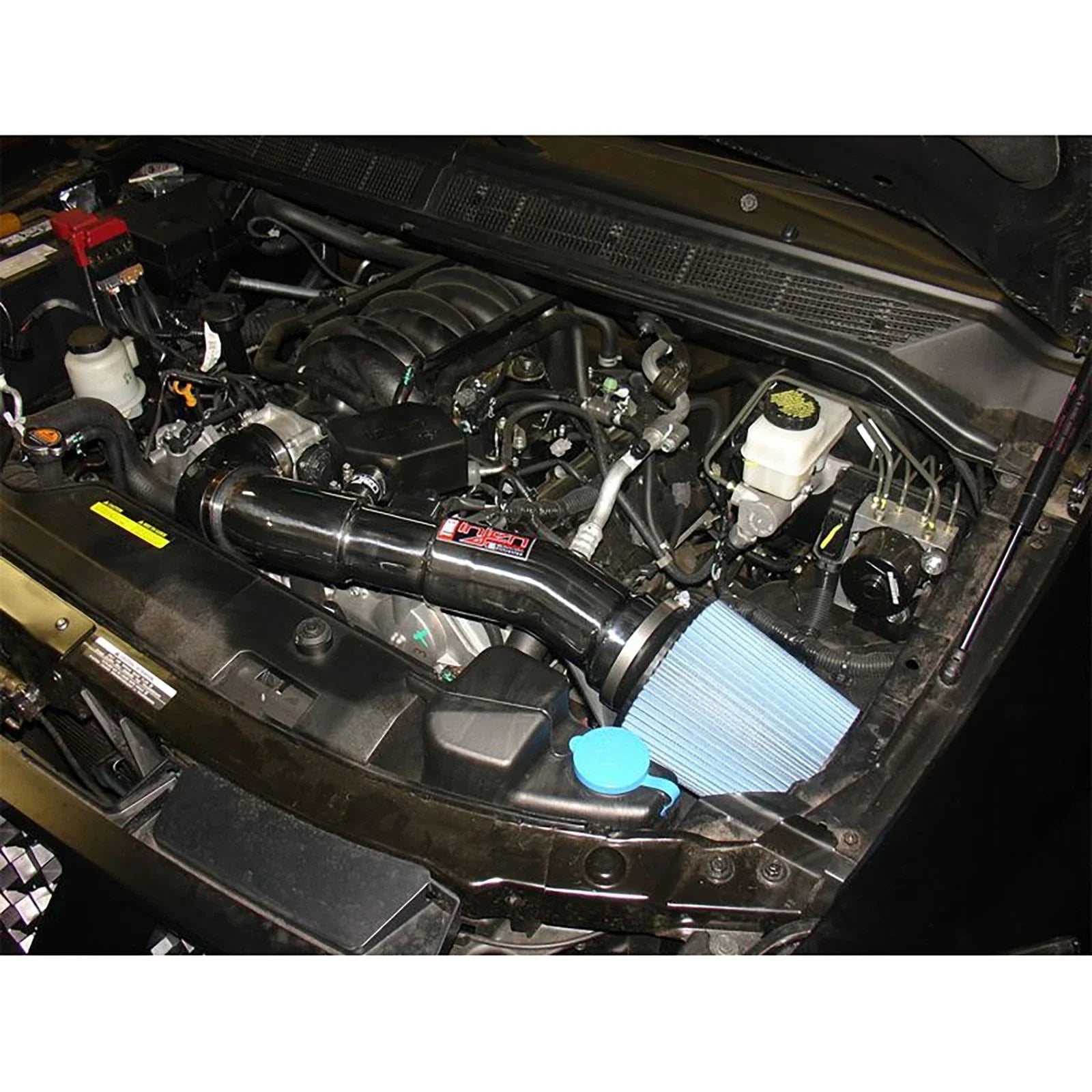 Injen 04-12 Nissan Titan 5.7L V8 Wrinkle Black Short Ram Intake System w/ MR Tech