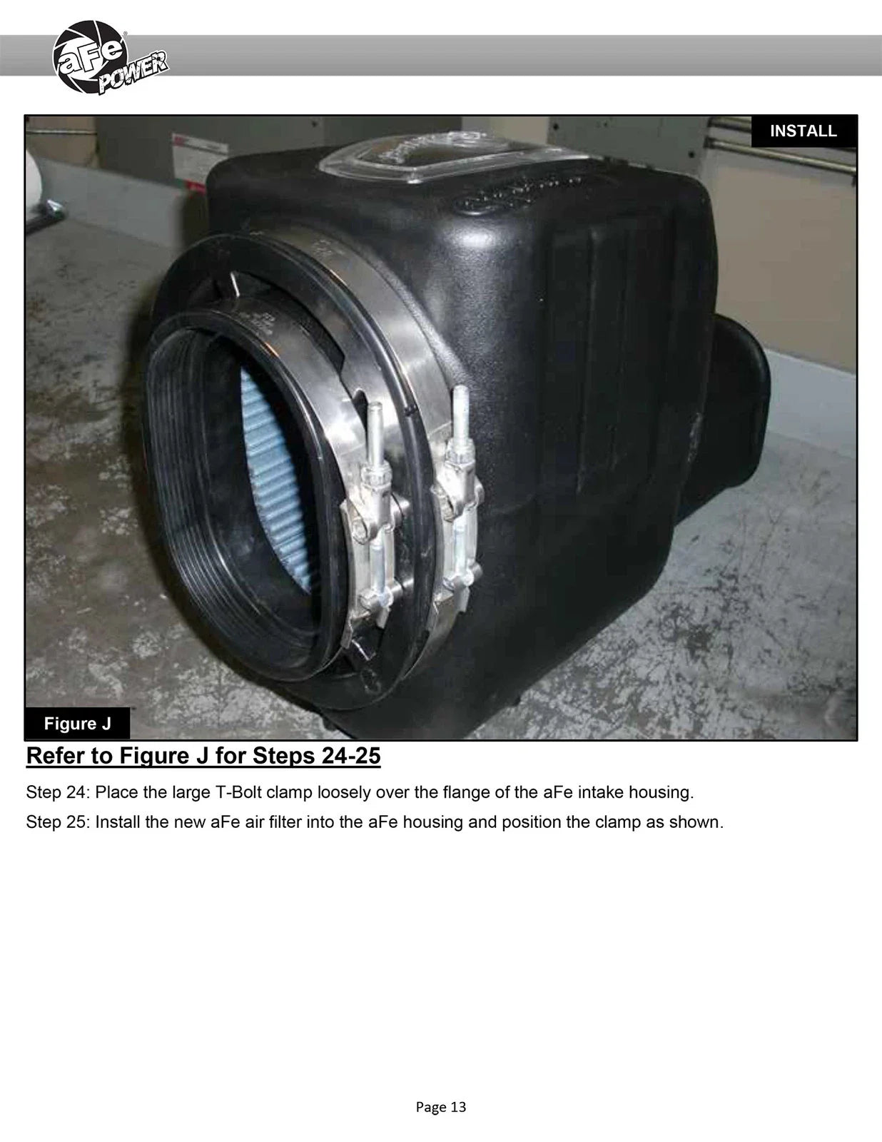 aFe Momentum HD Pro DRY S Stage-2 Si Intake 03-07 Ford Diesel Trucks V8-6.0L (See afe51-73003-E)