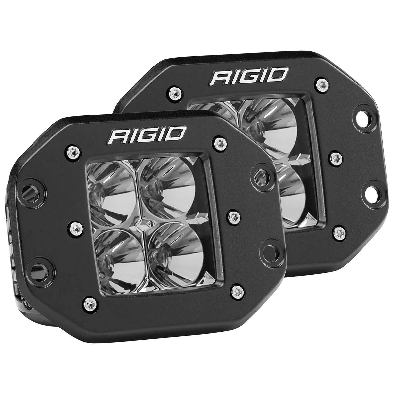Rigid Industries Dually - Flush Mount - Flood - Set of 2
