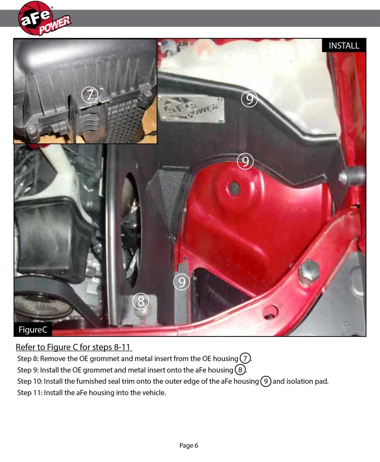 aFe MagnumFORCE Intake Stage-2 Pro DRY S 11-13 Dodge Challenger/Charger/Chrysler 300 V8 5.7L