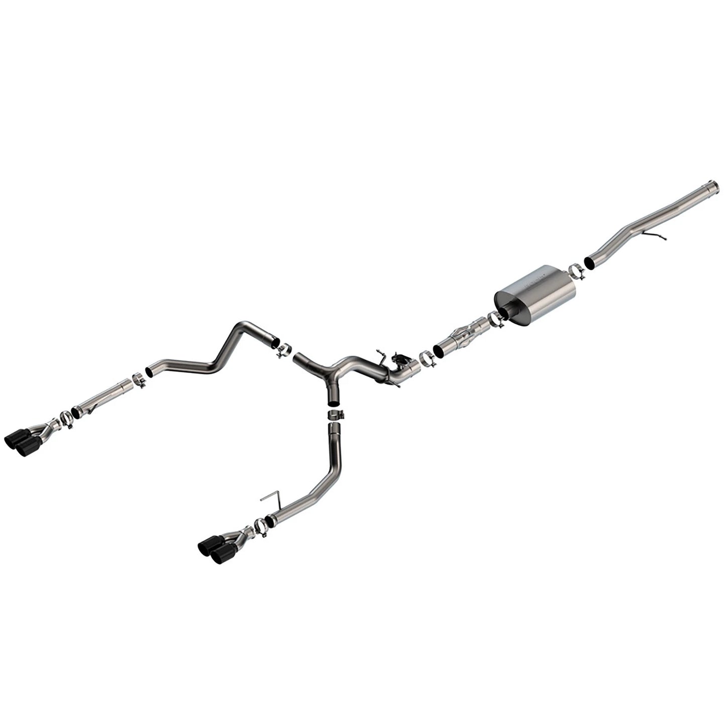 Borla 2024 Chevy Silverado 1500 6.2L V8 ATAK Catback Exhaust w/ Simulator - Black Chrome
