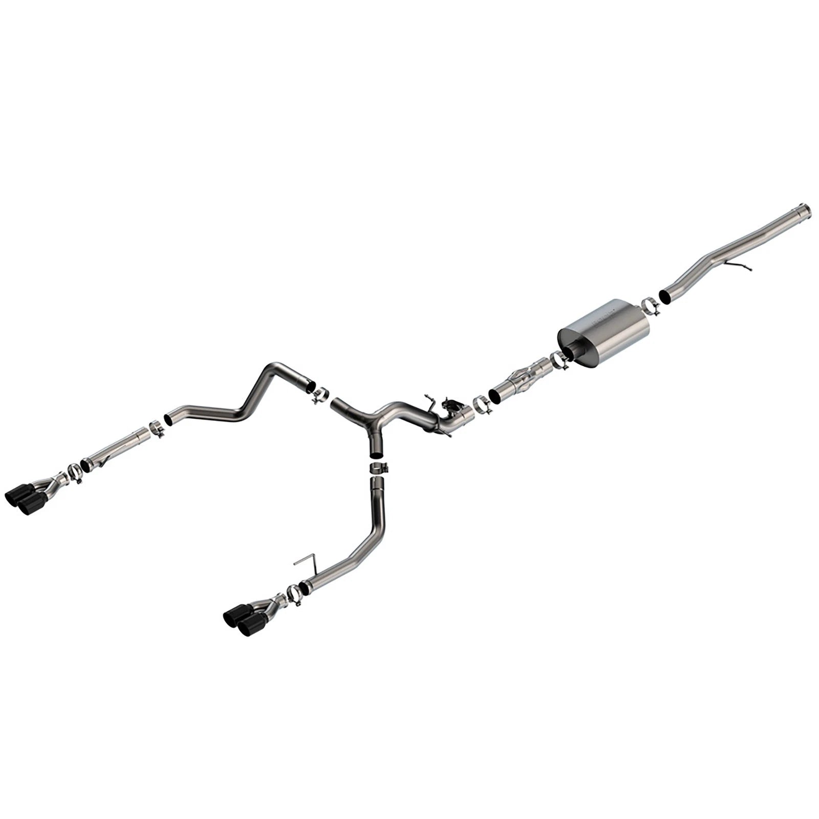 Borla 2024 Chevy Silverado 1500 6.2L V8 ATAK Catback Exhaust w/ Simulator - Black Chrome