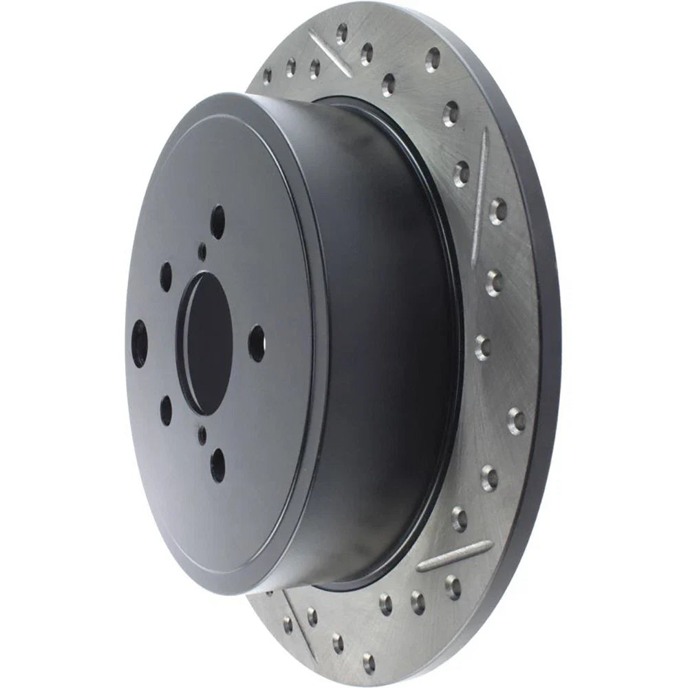 StopTech 08-10 Impreza WRX (Exc STi)/08-10 Impreza Coupe/Sedan Slotted & Drilled Left Rear Rotor