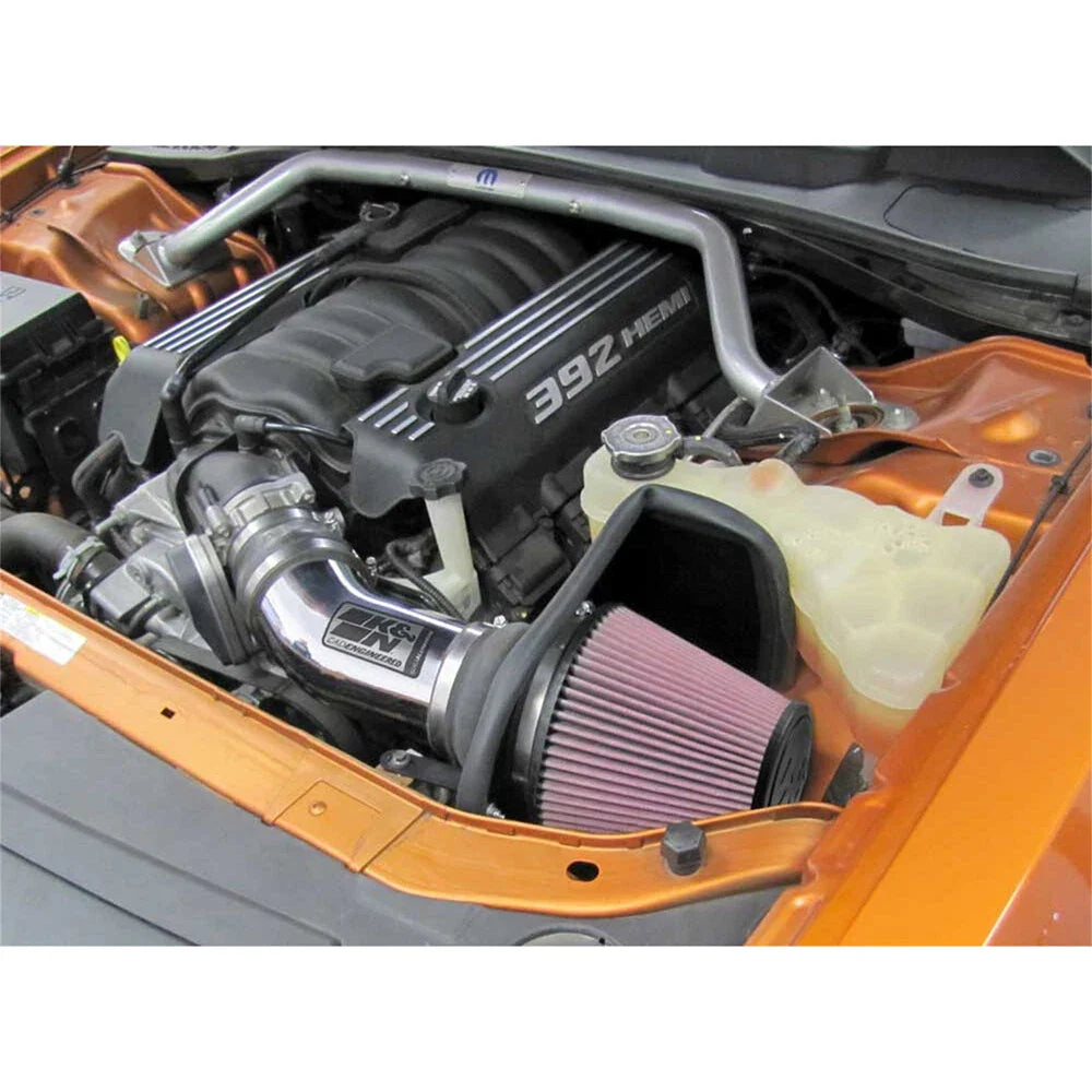 K&N Performance Intake Kit TYPHOON; 11 Dodge Challenger 6.4L V8