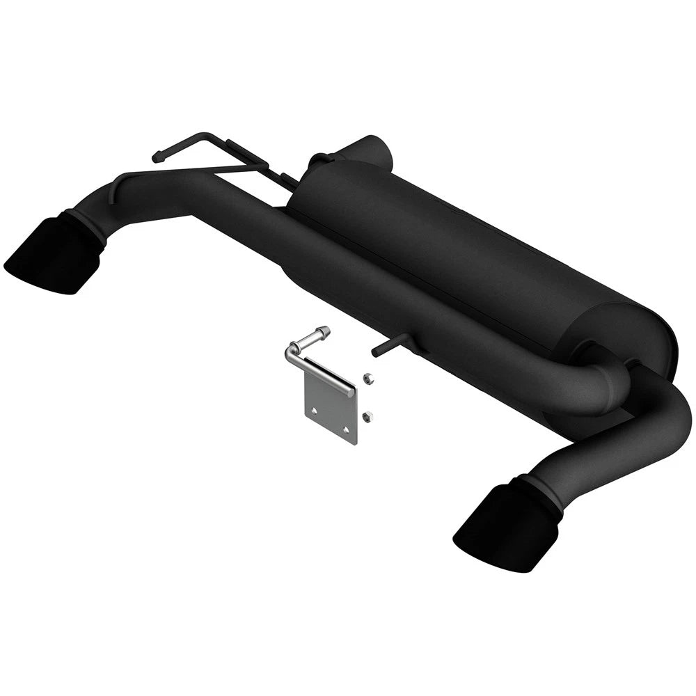 Borla 21-22 Ford Bronco 2.7L V6 4WD ATAK Axle Back Exhaust w/ Black Coated Tips