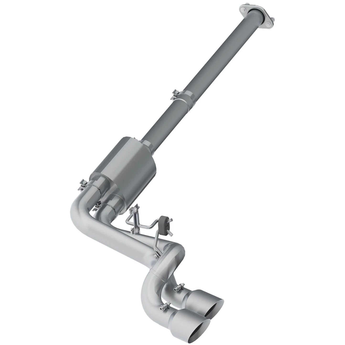 MBRP 09-14 Ford F150 T304 Pre-Axle 4.5in OD Tips Dual Outlet 3in Cat Back Exhaust