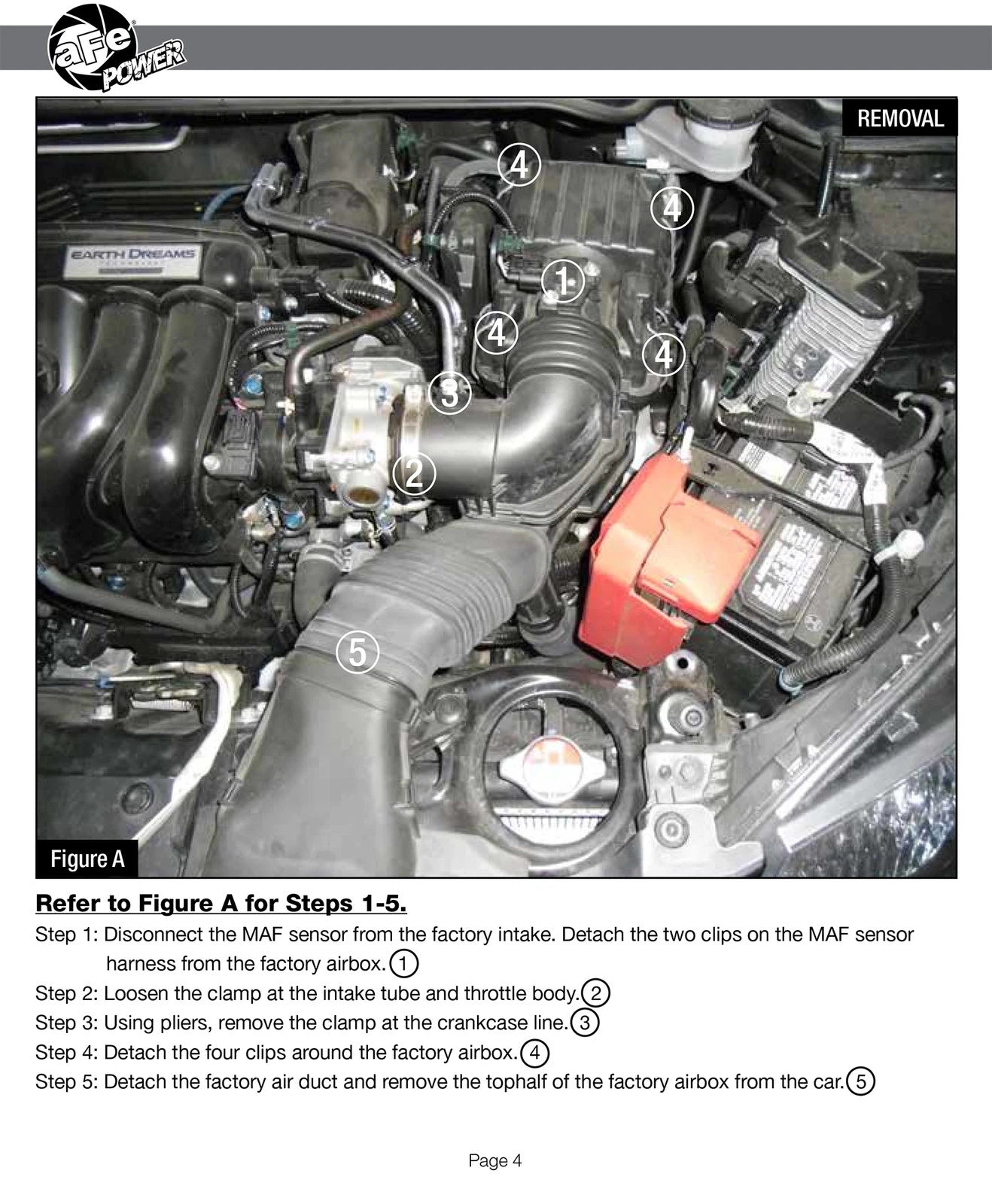 aFe Takeda Momentum Pro DRY S Cold Air Intake System 15-18 Honda Fit I4-1.5L