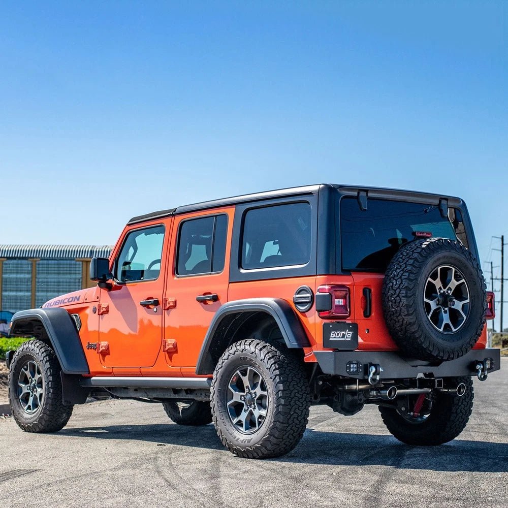 Borla 2018 Jeep Wrangler JL/JLU 3.6L 2DR/4DR ATAK SS Axle Back Exhaust w/3.5in Tips