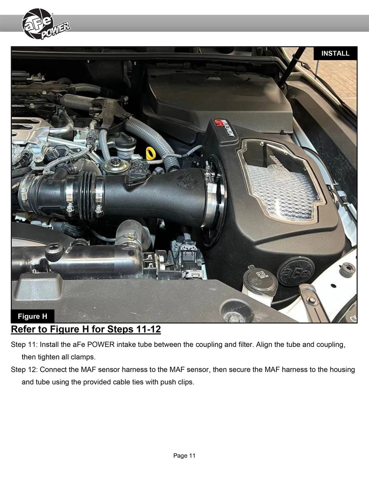 aFe Momentum HD Cold Air Intake System w/ Pro DRY S Filter 2022 Toyota Land Cruiser V6-3.3L (td)
