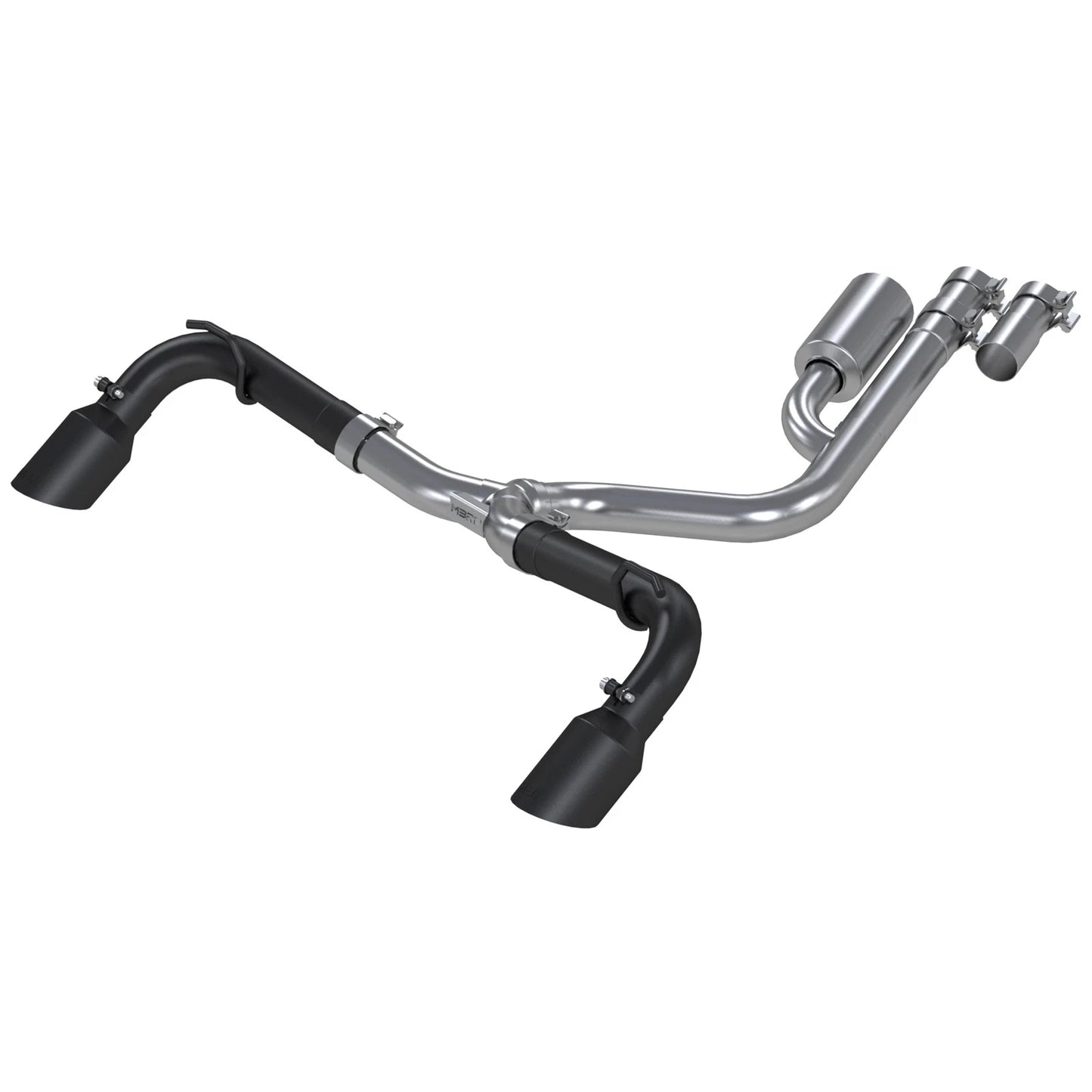 MBRP 2021+ Ford Bronco Sport (1.5L / 2.0L EcoBoost) 2.5in Res-Back Exhaust - Dual Rear - Black