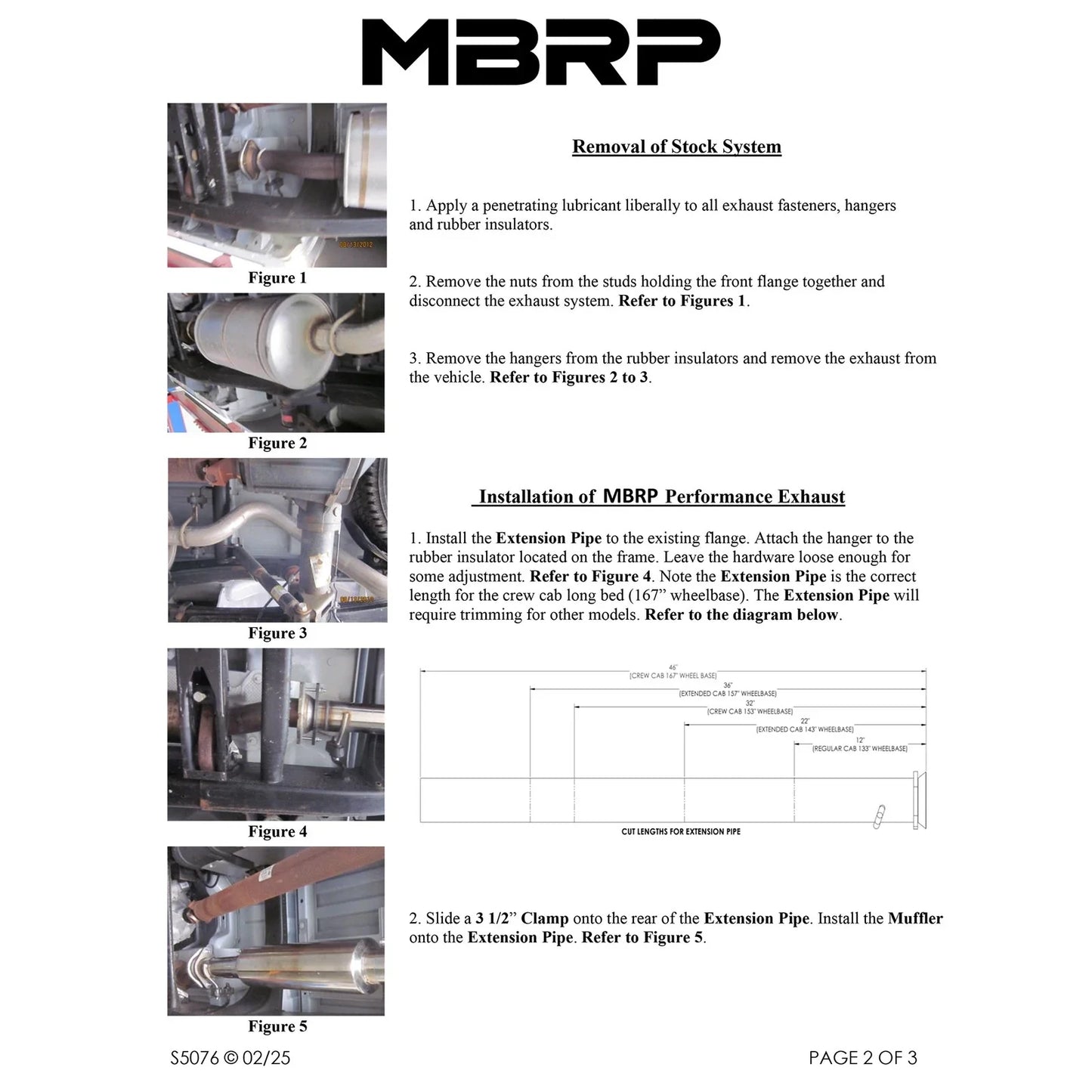 MBRP 11-19 Chevy/GMC 2500HD PU 6.0L V8 Single Side Exit T409 Cat Back Perf Exhaust