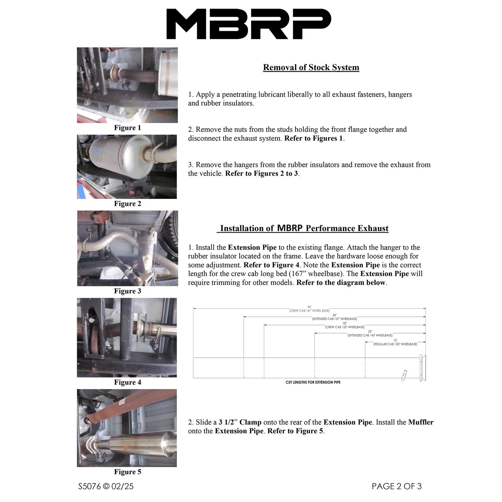 MBRP 11-19 Chevy/GMC 2500HD PU 6.0L V8 Single Side Exit T409 Cat Back Perf Exhaust